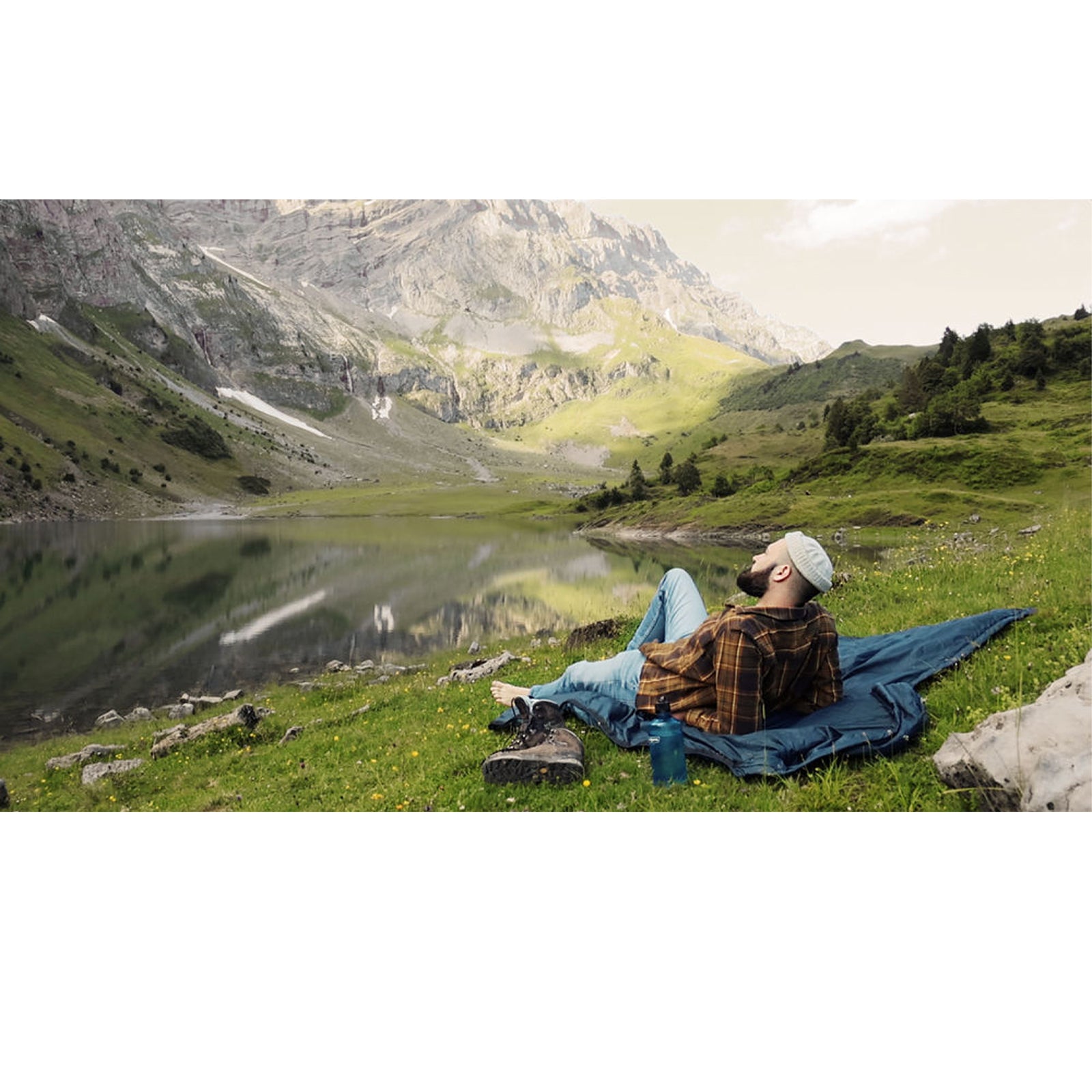 WECHSEL Deckenschlafsack Blues Summer Camping Trekking Sommer Schlafsack -5°C