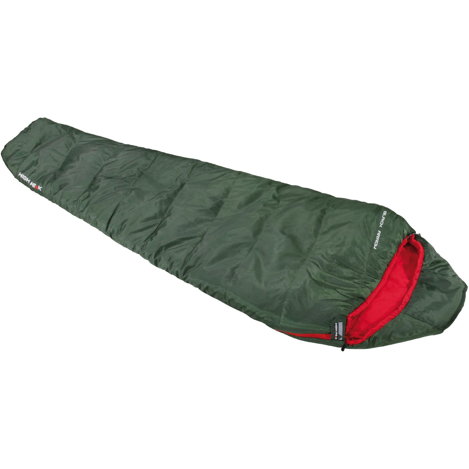 HIGH PEAK Mummy Sleeping Bag Black Arrow ECO Summer Trekking Sleeping