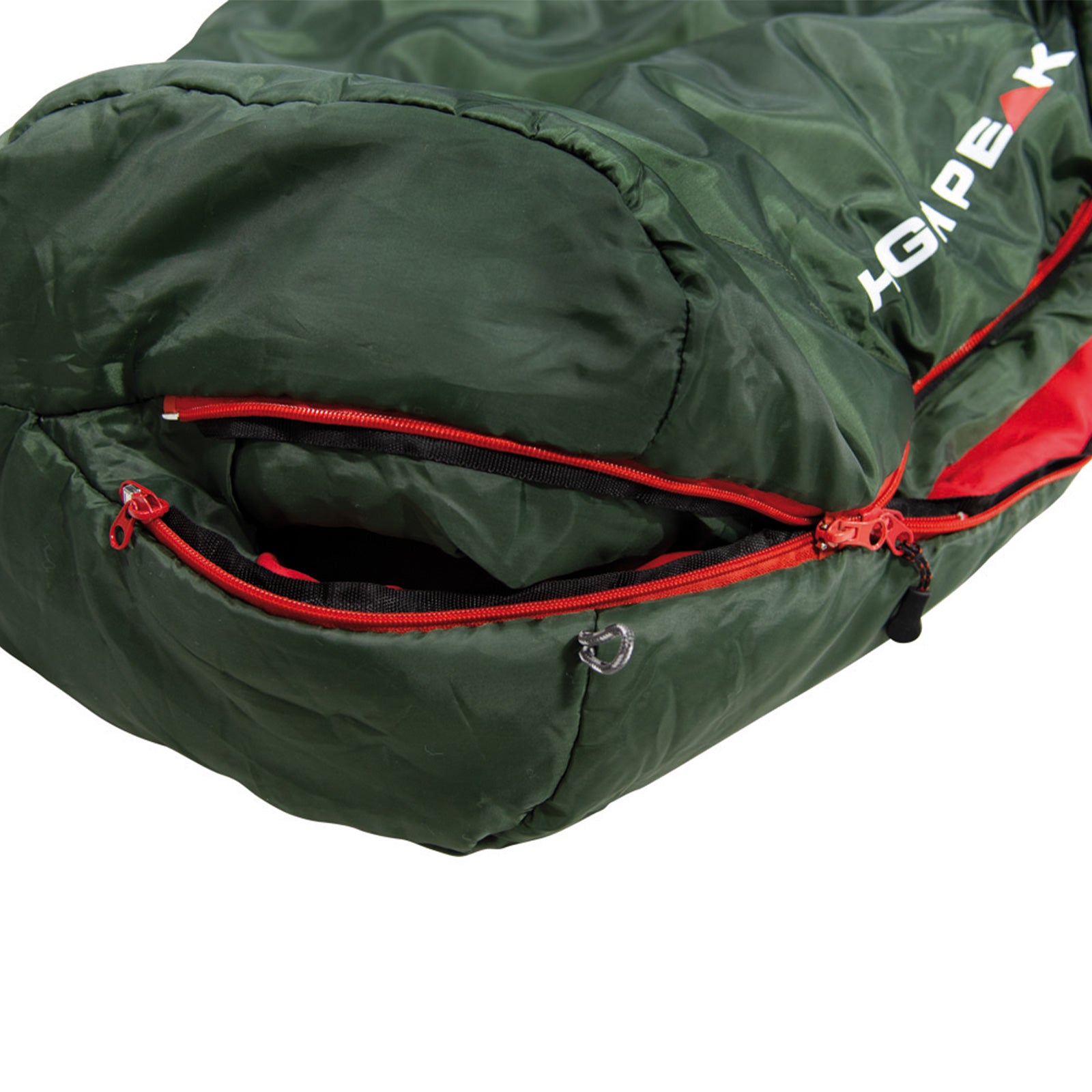 HIGH PEAK mummie-slaapzak Black Arrow ECO zomerslaapzak voor trektochten, lichtgewicht