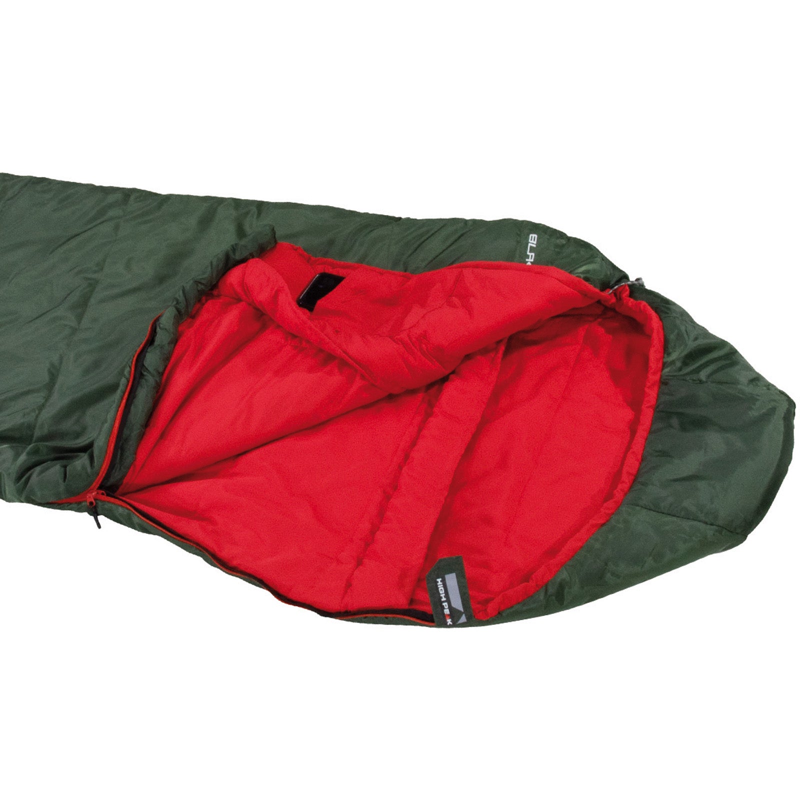 HIGH PEAK mummie-slaapzak Black Arrow ECO zomerslaapzak voor trektochten, lichtgewicht