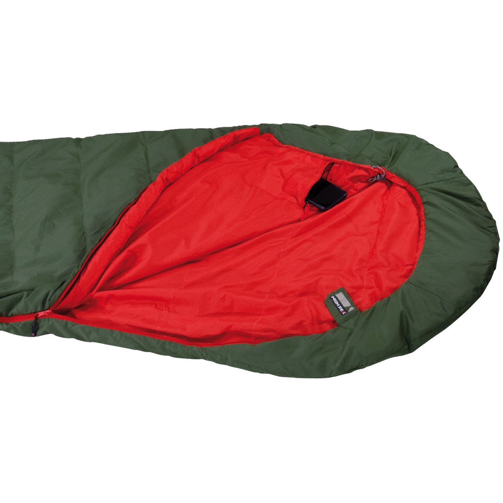 HIGH PEAK mummie-slaapzak Pak 600 ECO zomerslaapzak voor trektochten, ultralicht