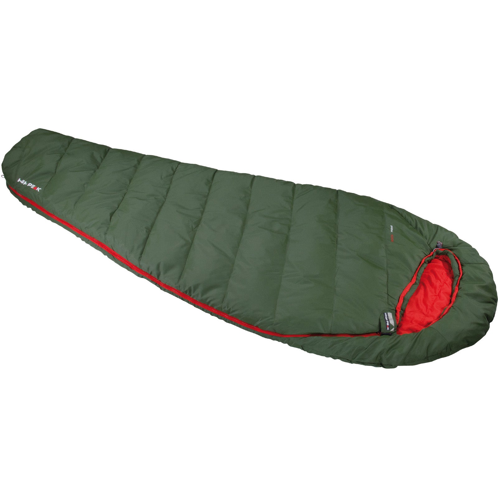 Sac de couchage momie HIGH PEAK Pak 1000 ECO, sac de couchage de randonnée d'été léger
