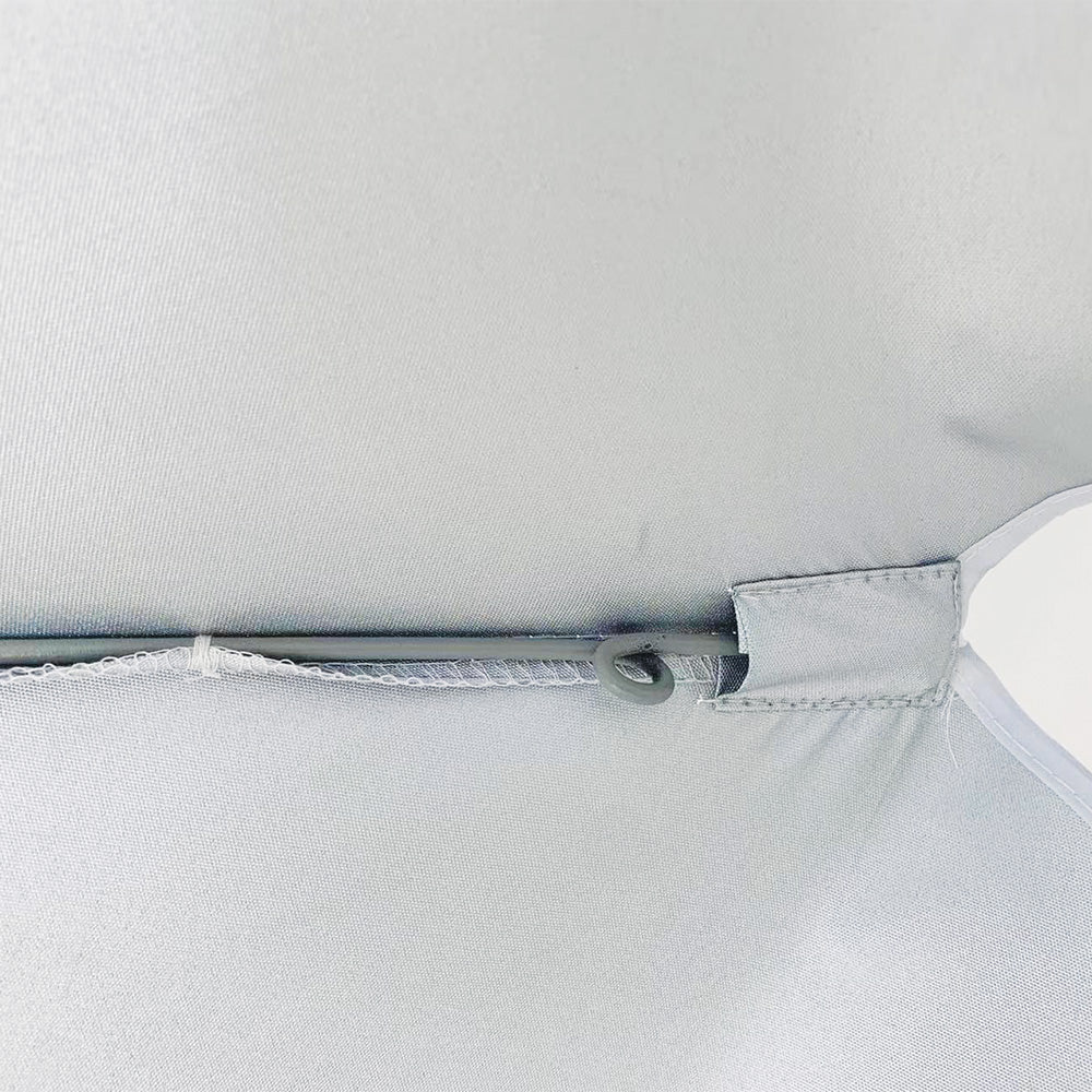 TERRA NATION Beach Umbrella Kaha Kiri rPET Parasol UPF 50+ Recycled Ø1.95 m