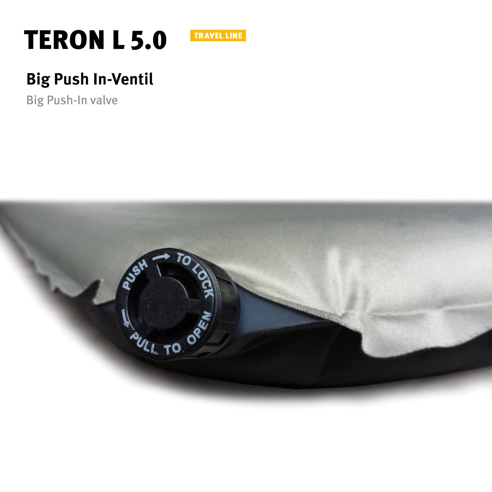 WECHSEL Teron L 5.0 airbed thermal mat, lightweight, self-inflating, 1.5 kg