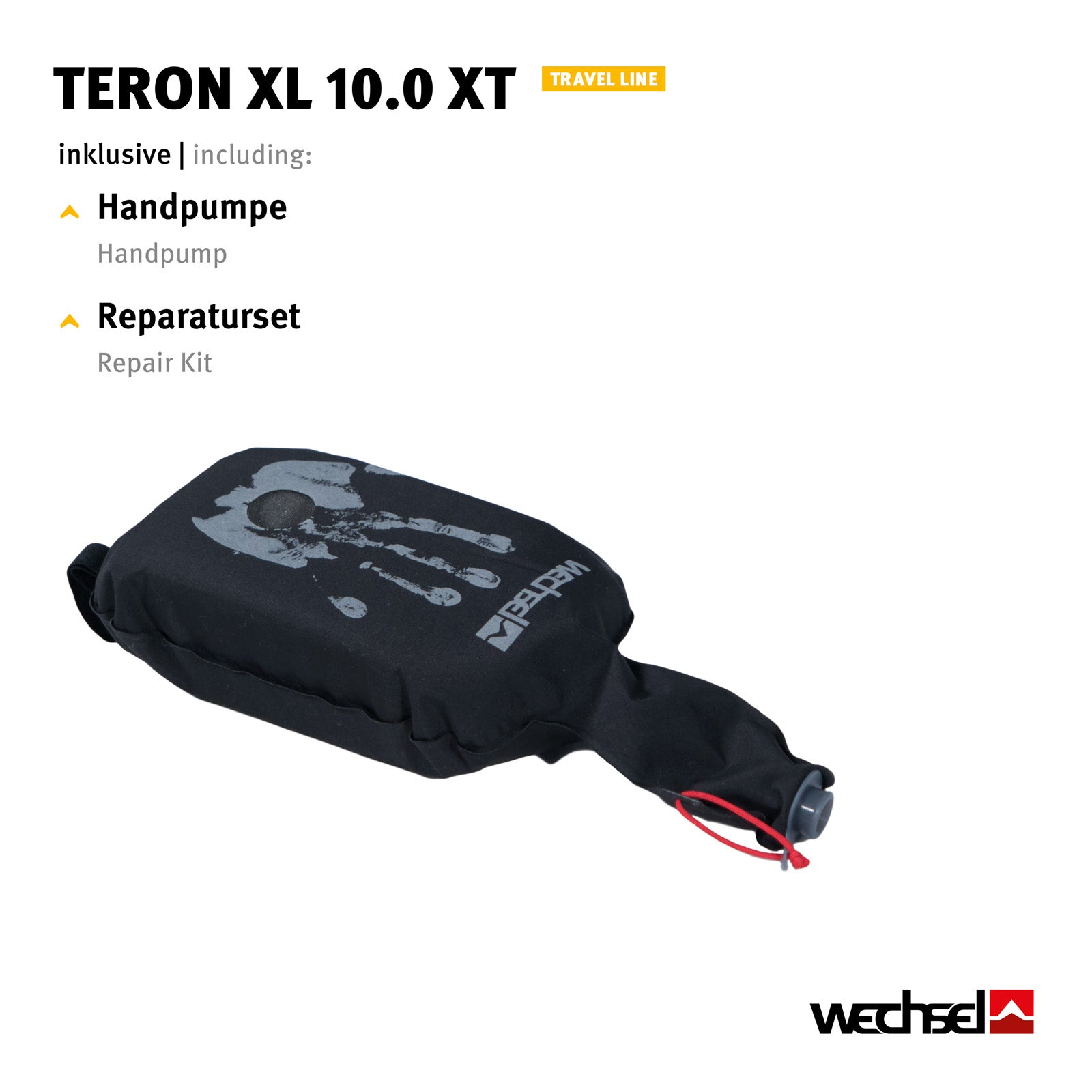 WECHSEL Teron XL 10.0 XT sleeping mat, air bed box mattress, self-inflating