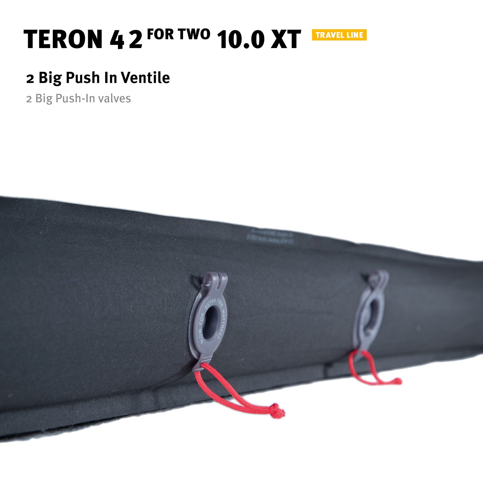 WECHSEL Doppel Isomatte Teron 42 10.0 XT 2 Personen Luftbett XL Selbstaufblasend