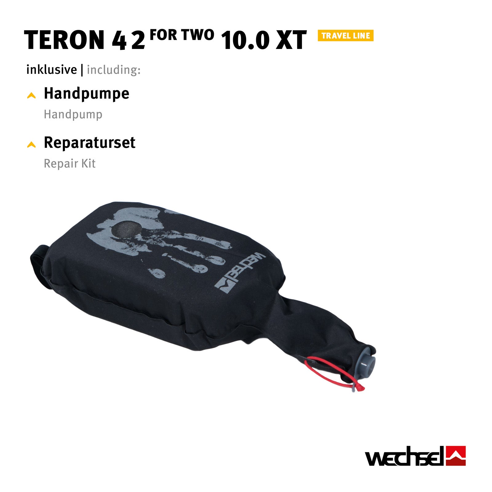 WECHSEL Doppel Isomatte Teron 42 10.0 XT 2 Personen Luftbett XL Selbstaufblasend