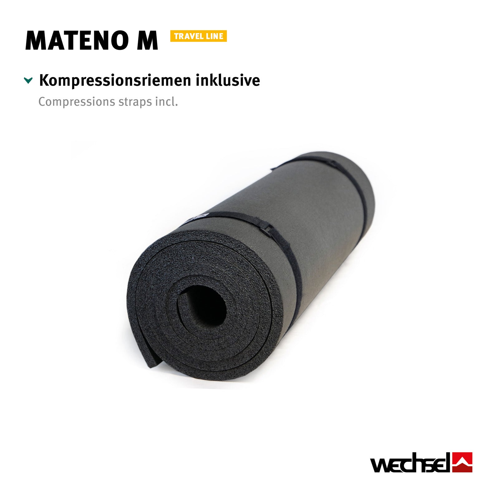WECHSEL Camping Isomatte Mateno XPE Schaumstoff Thermo Sport Boden Yoga Matte