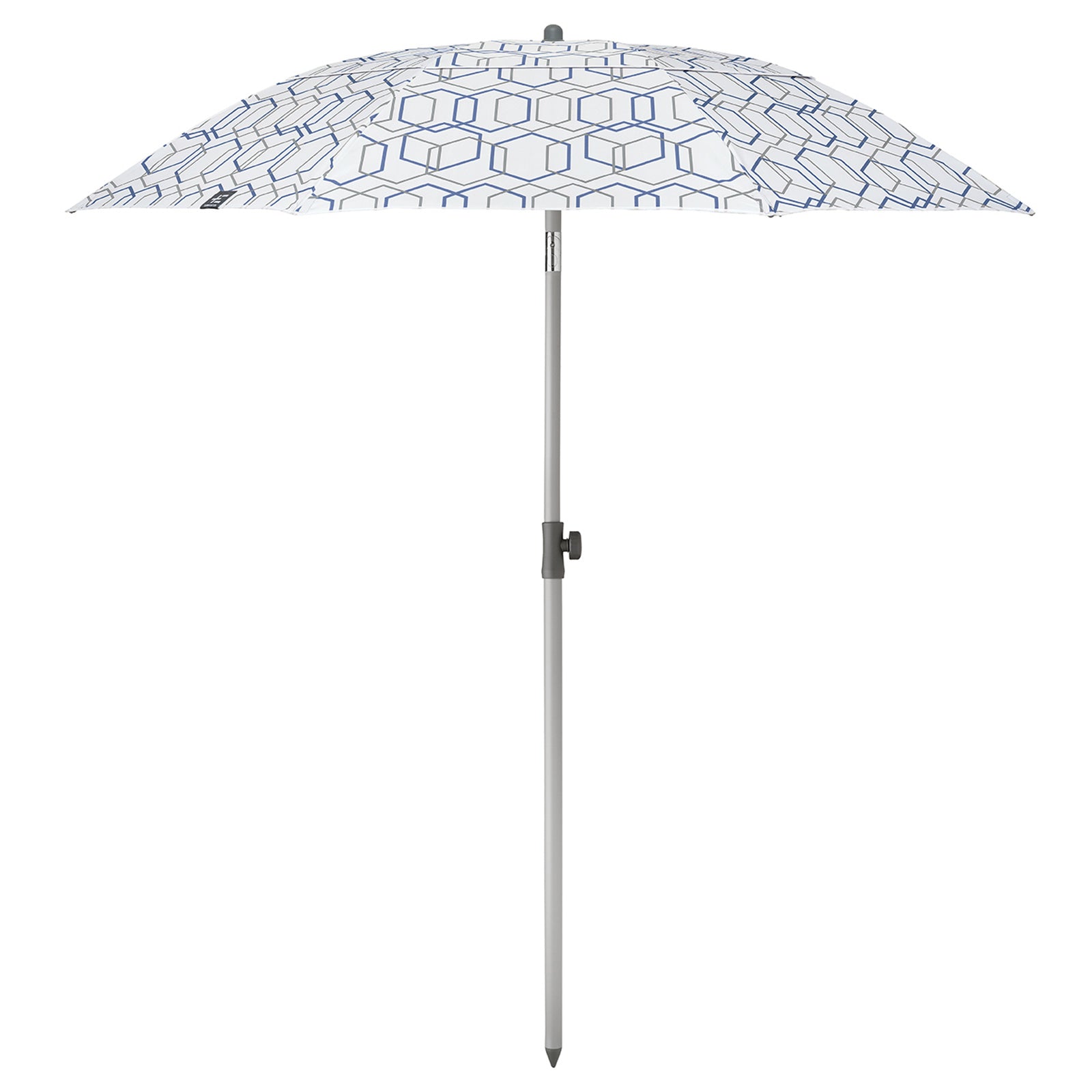 TERRA NATION Strandschirm Au Kiri rPET Sonnenschirm Rund UPF 50+ Recycelt Ø1,8m