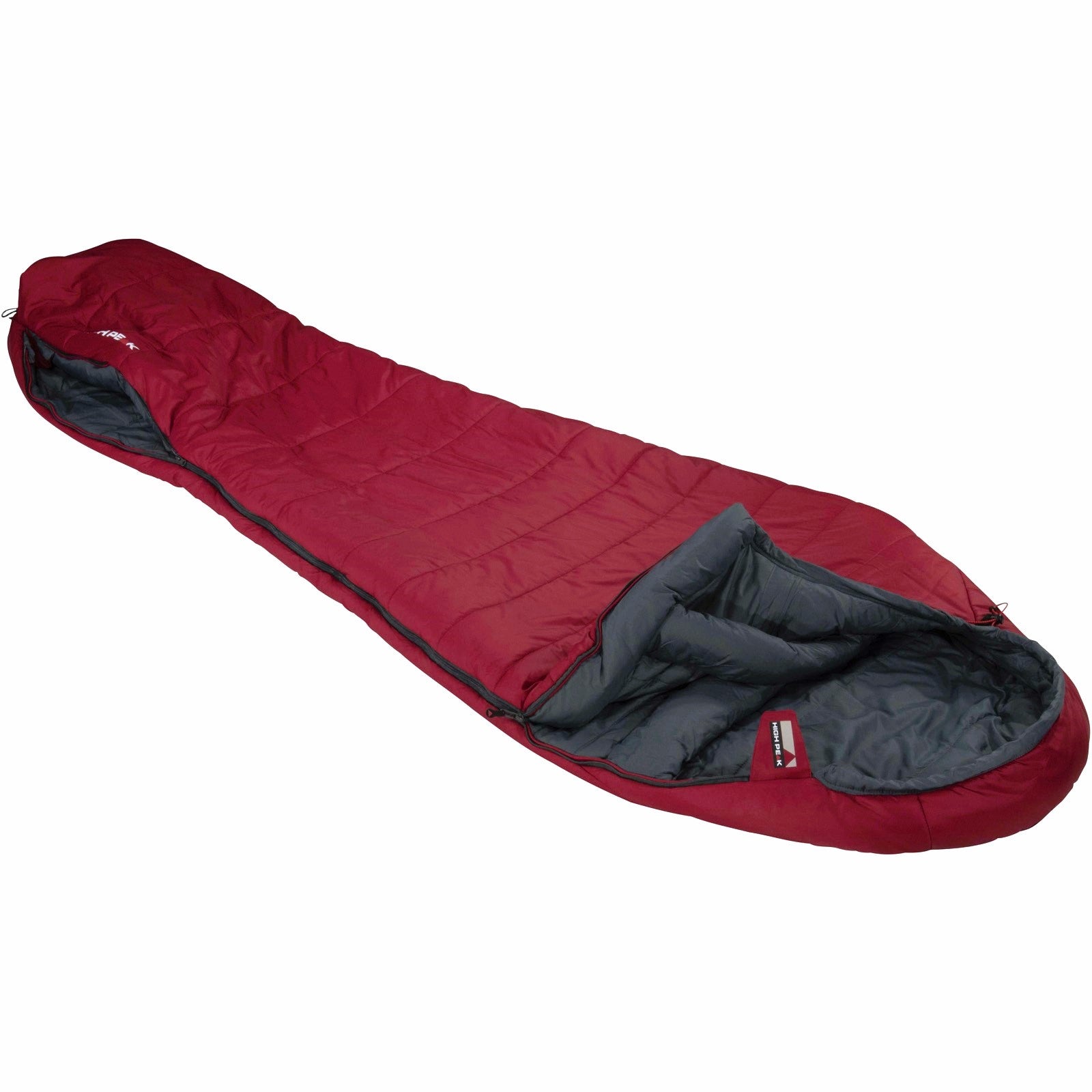 Sac de couchage momie HIGH PEAK Lite Pak 1200, sac de couchage de trekking d'été long et léger