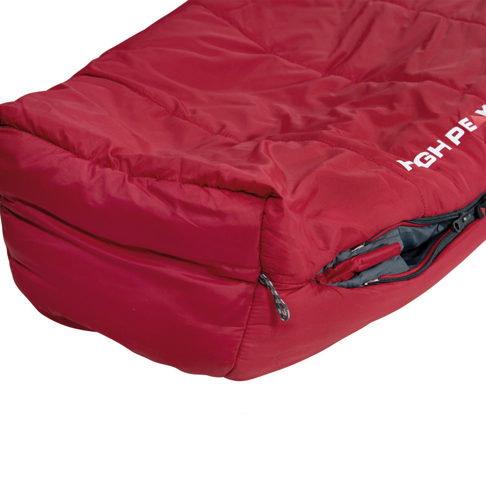 HIGH PEAK Lite Pak 1200 mummie-slaapzak – zomerse trekking-slaapzak, lang, lichtgewicht