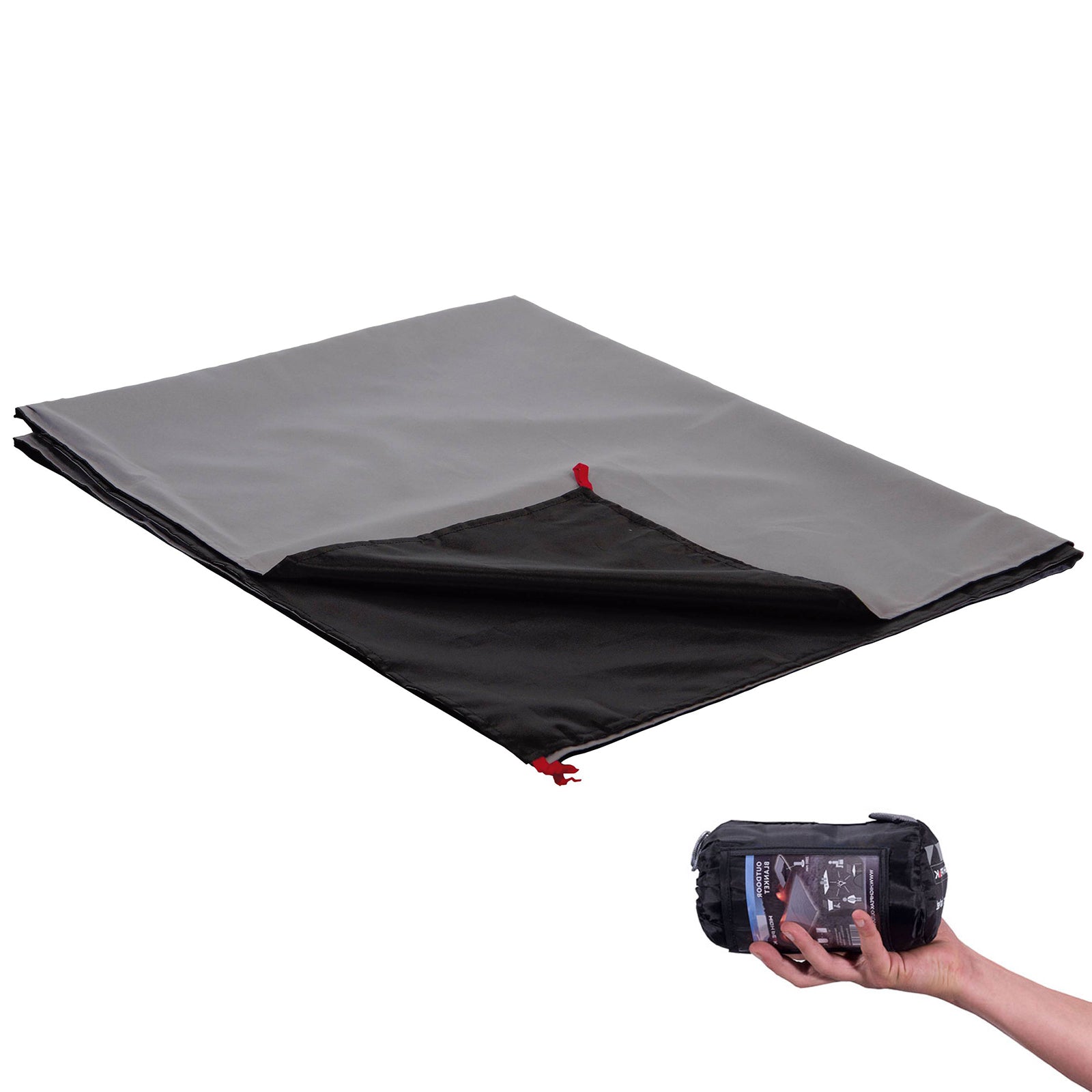 HIGH PEAK Campingdecke Picknickdecke Reisedecke Strand Decke Picknick Baumwolle