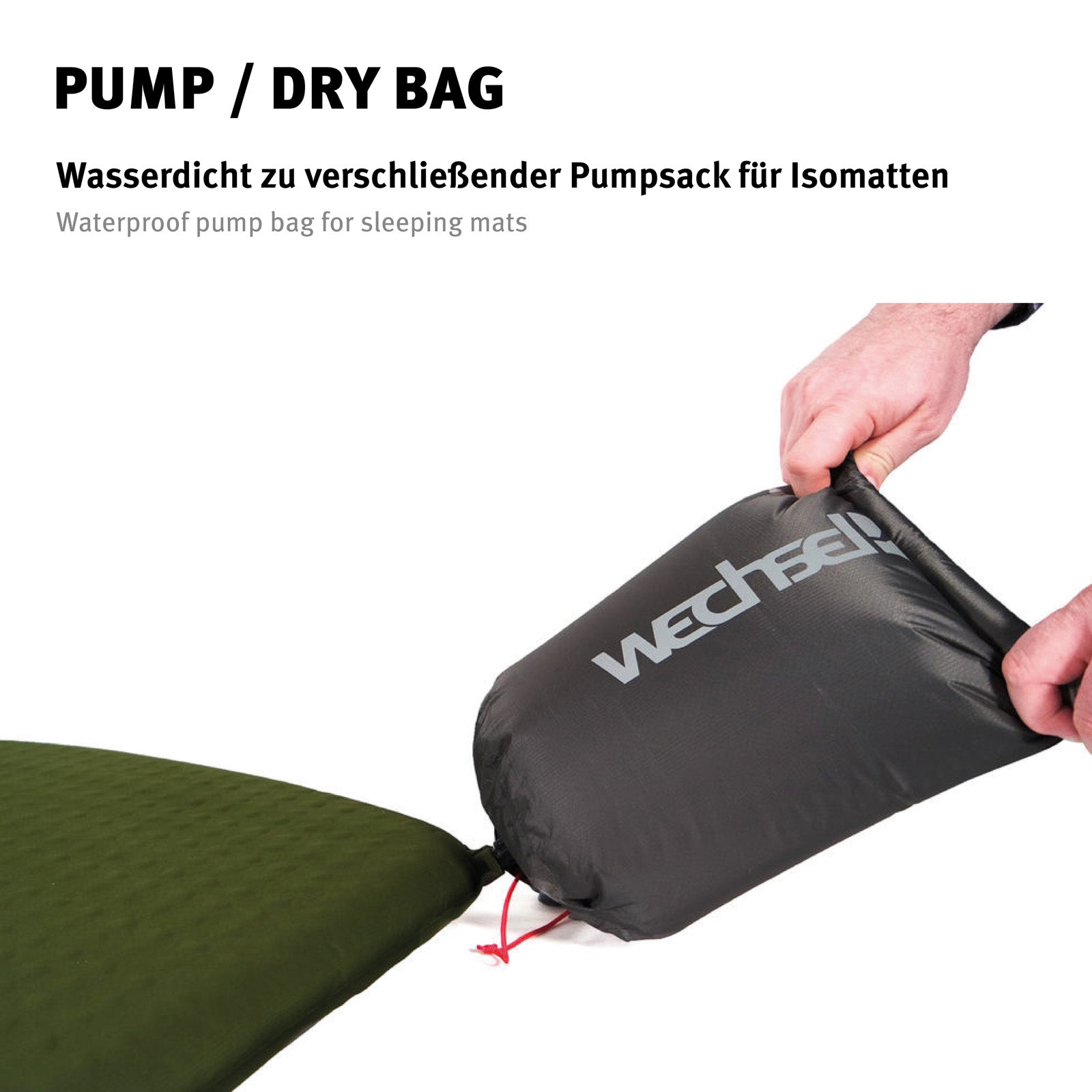 WECHSEL Slaapmatten Pompzak Droogzak Rolzak Zak Luchtpomp Matras