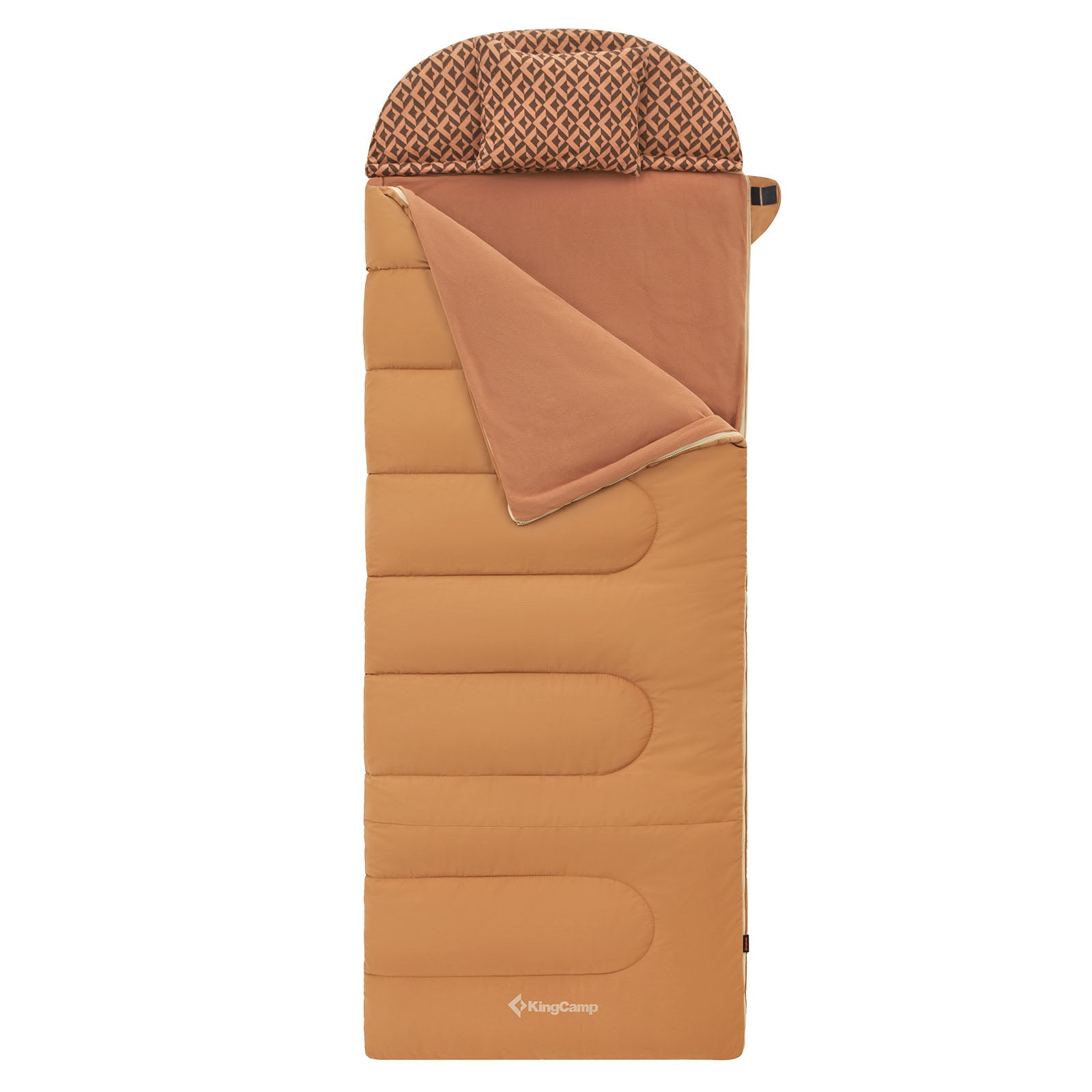 KINGCAMP Deckenschlafsack Forest Winter Schlafsack XL Lang Breit Baumwolle -22°C
