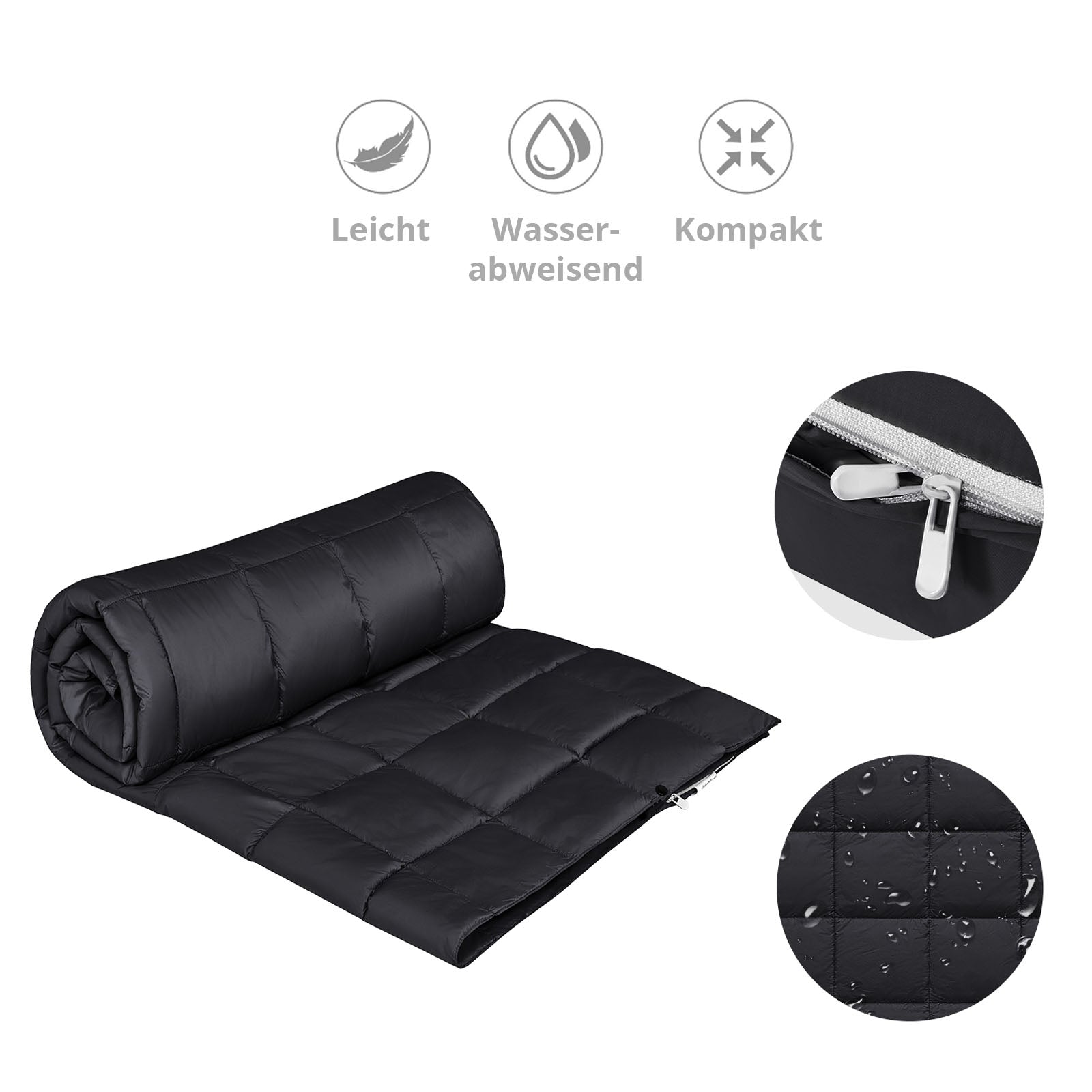 KINGCAMP Camping Decke Smart 540 Picknick Strand Matte Park Decke Leicht 540 g