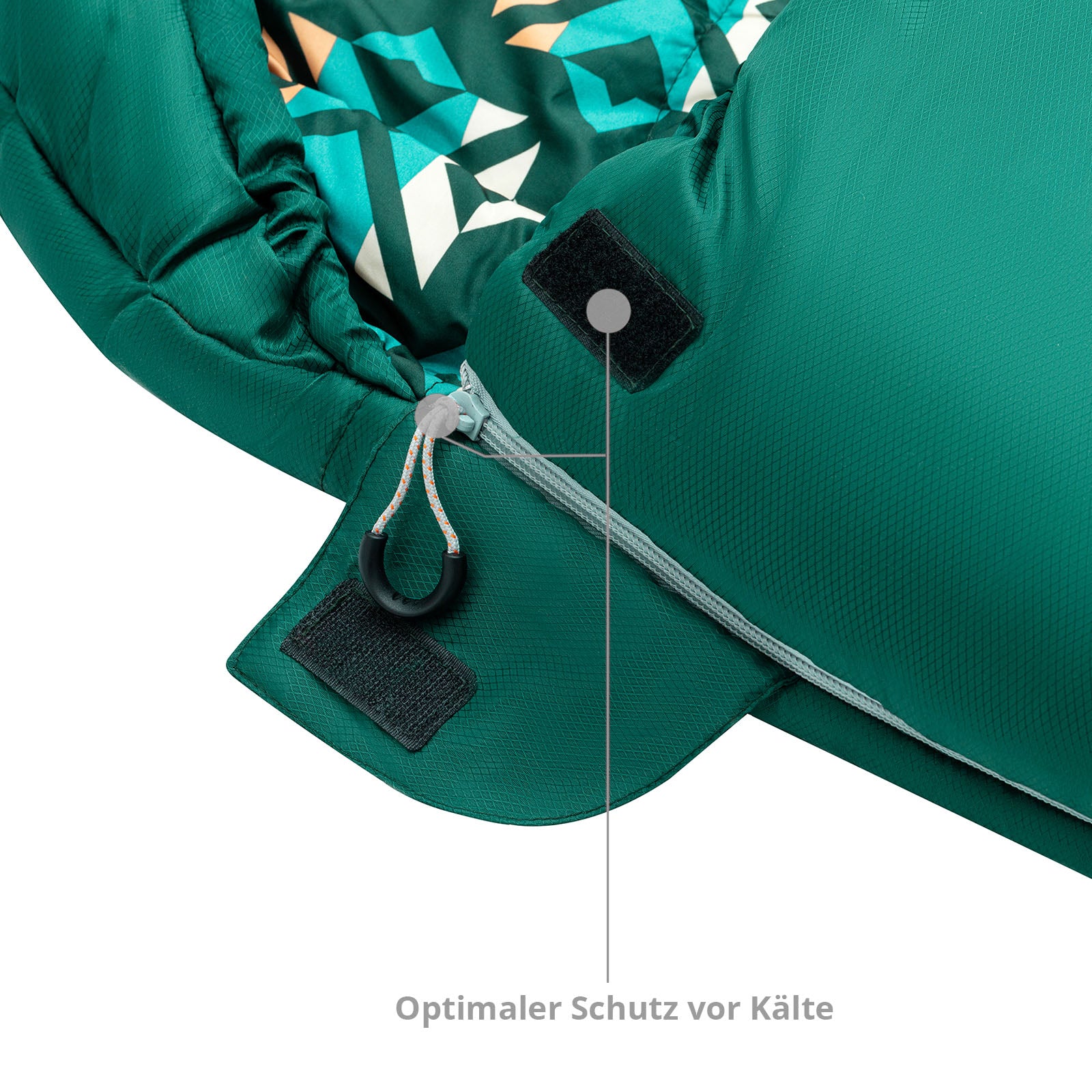 KINGCAMP Mumienschlafsack Superior 300XL 3 Jahreszeiten Schlafsack XL Lang -13°C