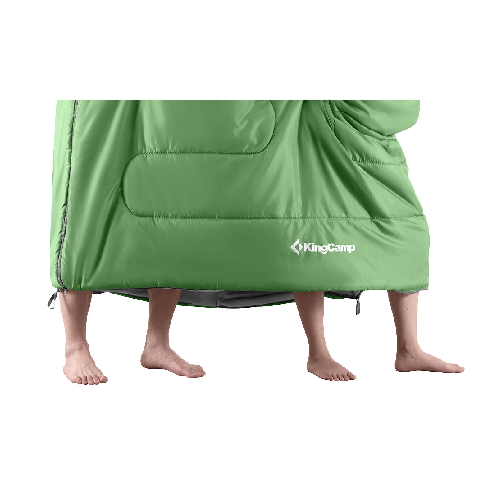KINGCAMP Deckenschlafsack Oxygen 250 D 2 Personen Doppel Schlafsack XL Lang -3°C