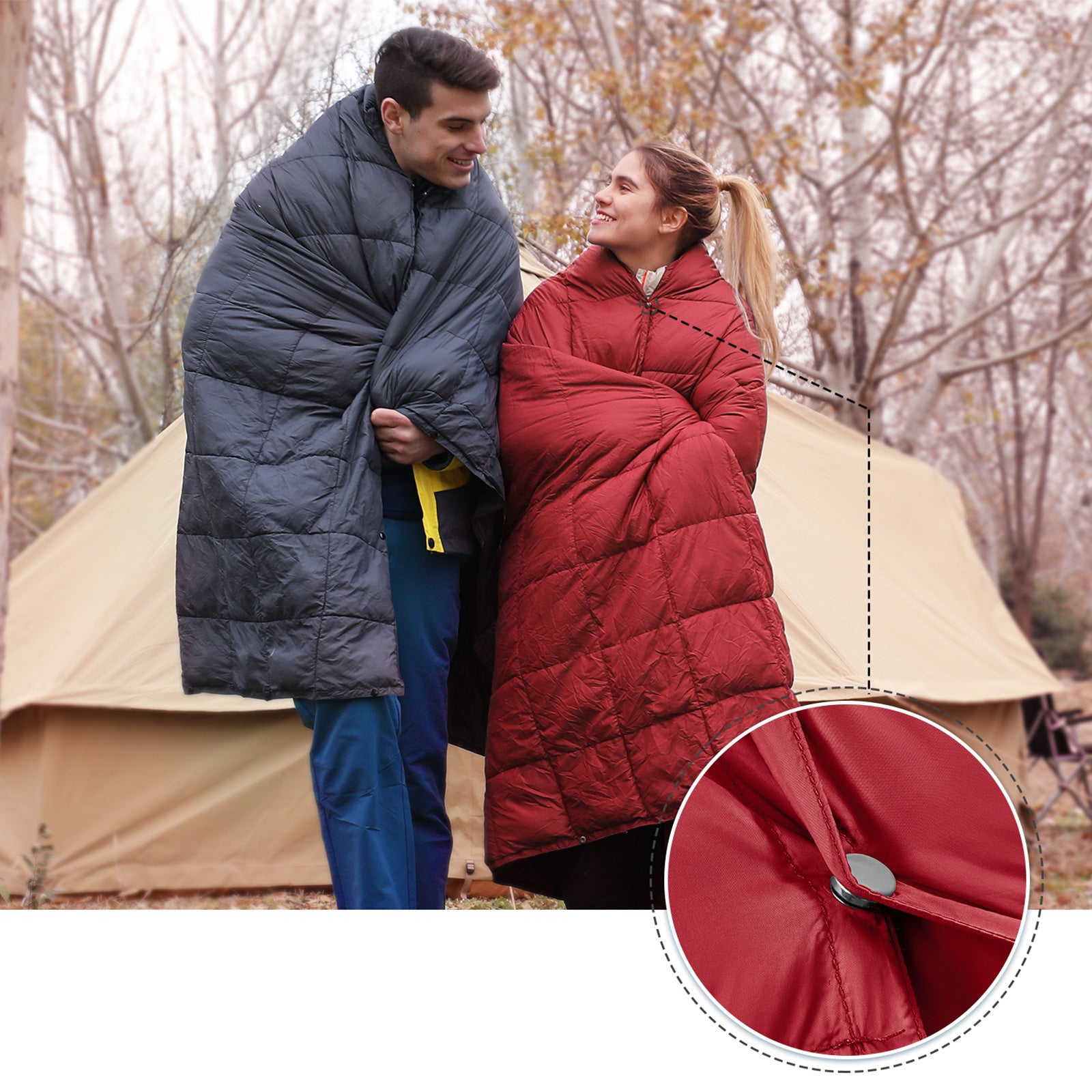 KINGCAMP Camping Decke Smart 1100 Picknick Strand Matte Park Decke Leicht Reise