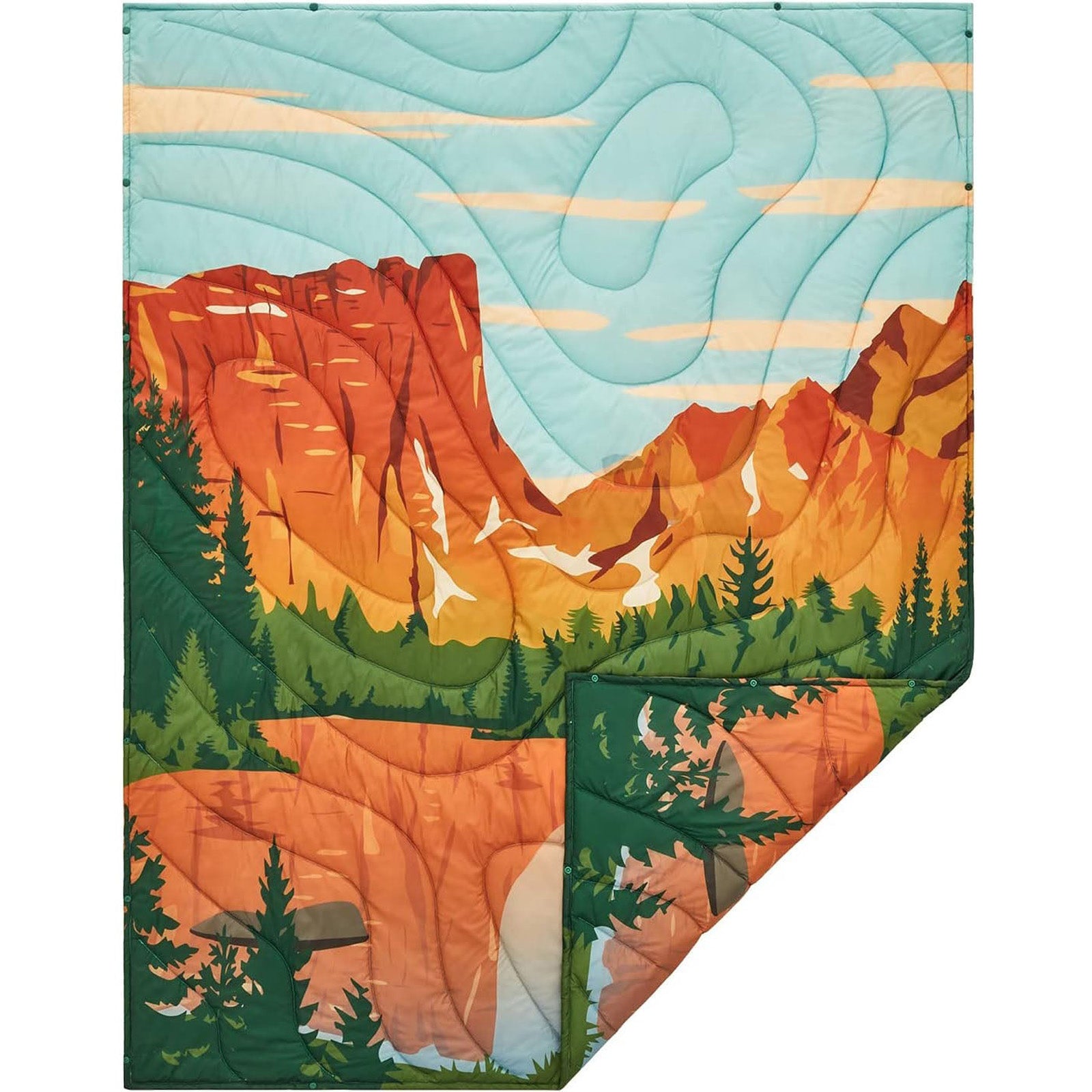 KINGCAMP Camping Blanket Woodville Picnic Beach Mat Park Blanket Lightweight Travel