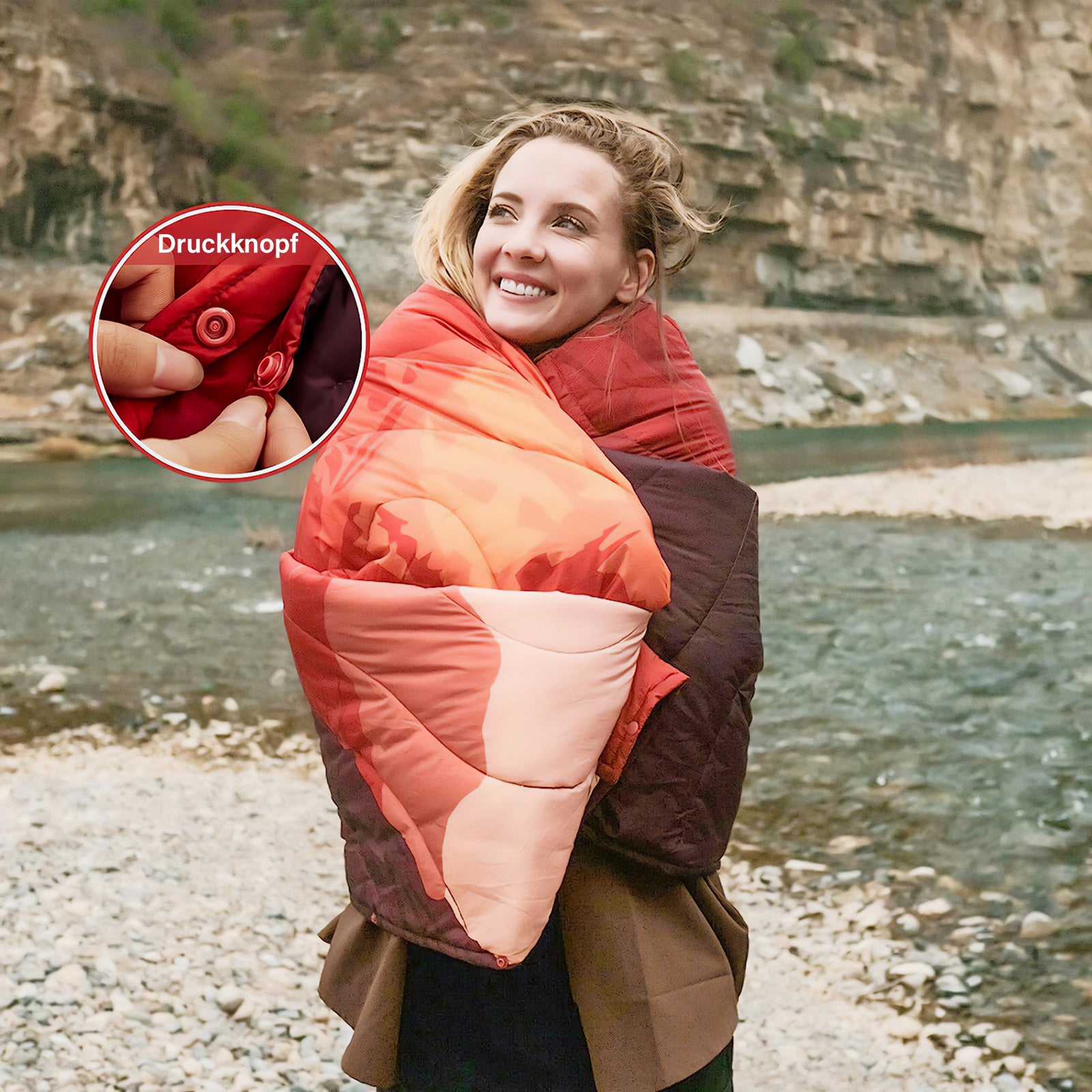 KINGCAMP Camping Blanket Woodville Picnic Beach Mat Park Blanket Lightweight Travel