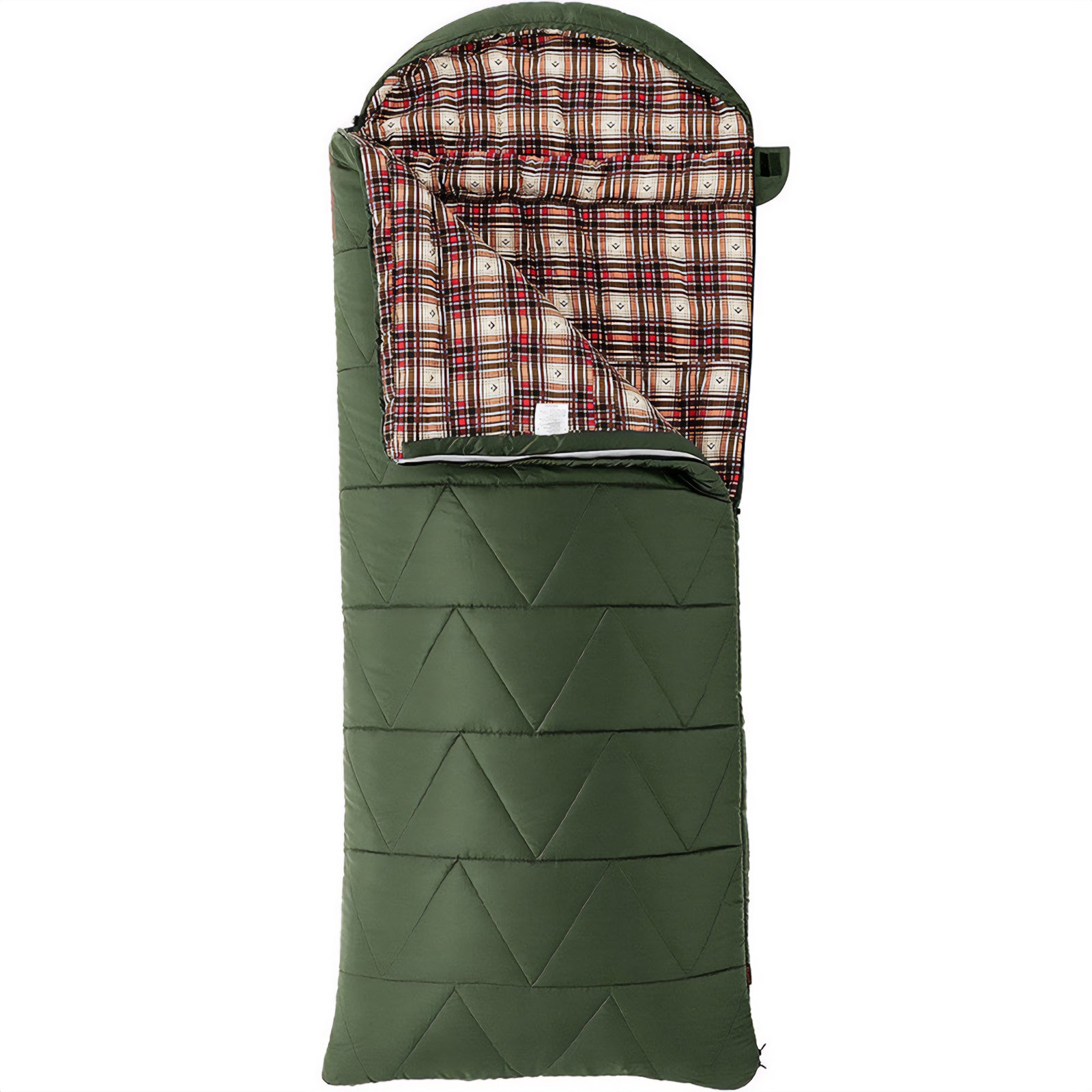 KINGCAMP Deckenschlafsack Preston Winter Schlafsack XL Lang Breit Baumwolle -13°