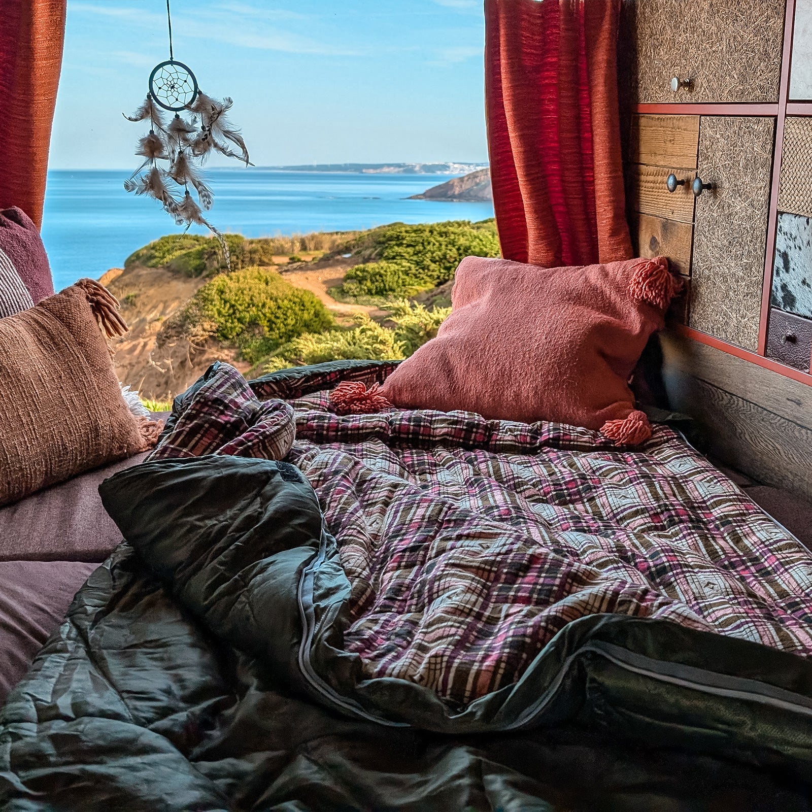 KINGCAMP Deckenschlafsack Preston Winter Schlafsack XL Lang Breit Baumwolle -13°