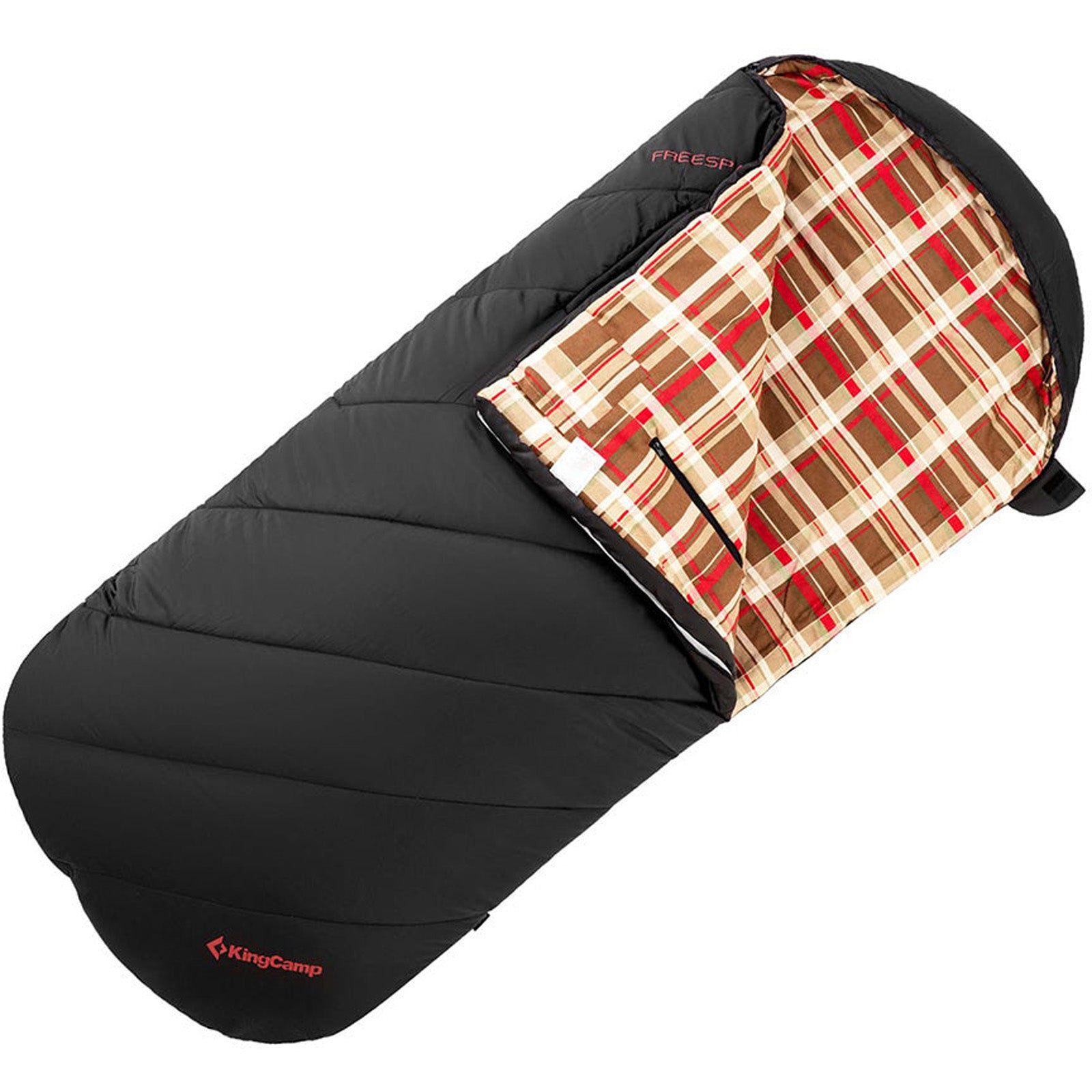 KINGCAMP Deckenschlafsack Freespace 300 Winter Schlafsack XL Breit Baumwolle -13