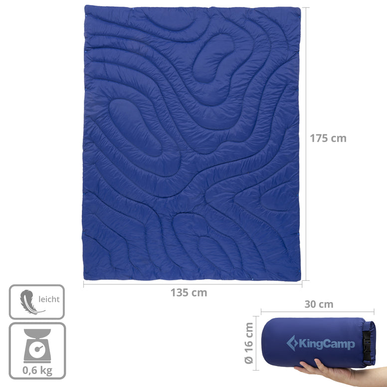 KINGCAMP Camping Blanket Contour Picnic Beach Mat Park Blanket Lightweight Travel