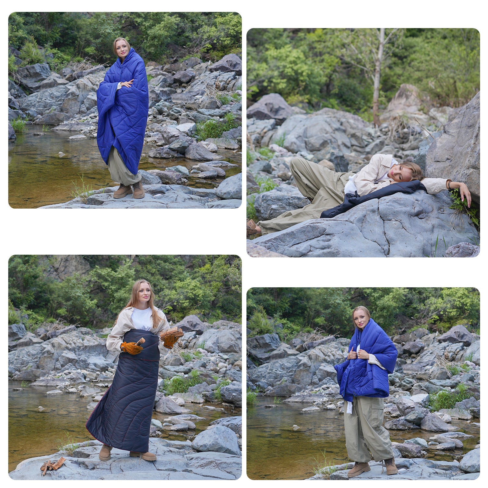 KINGCAMP Camping Decke Contour Picknick Strand Matte Park Decke Leicht Reise