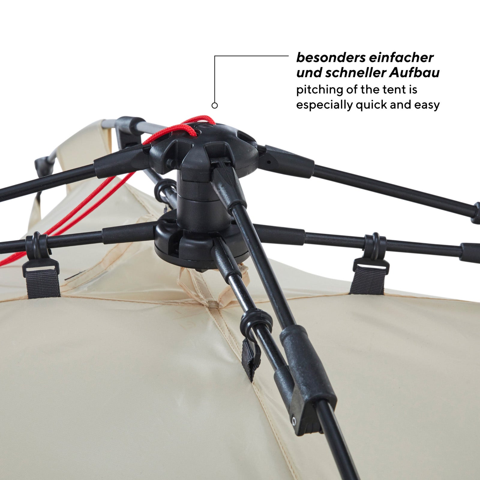 UQUIP Automatik Strandmuschel Buzzy Strandzelt Reise XL Wind Sonnen Schutz UV50+