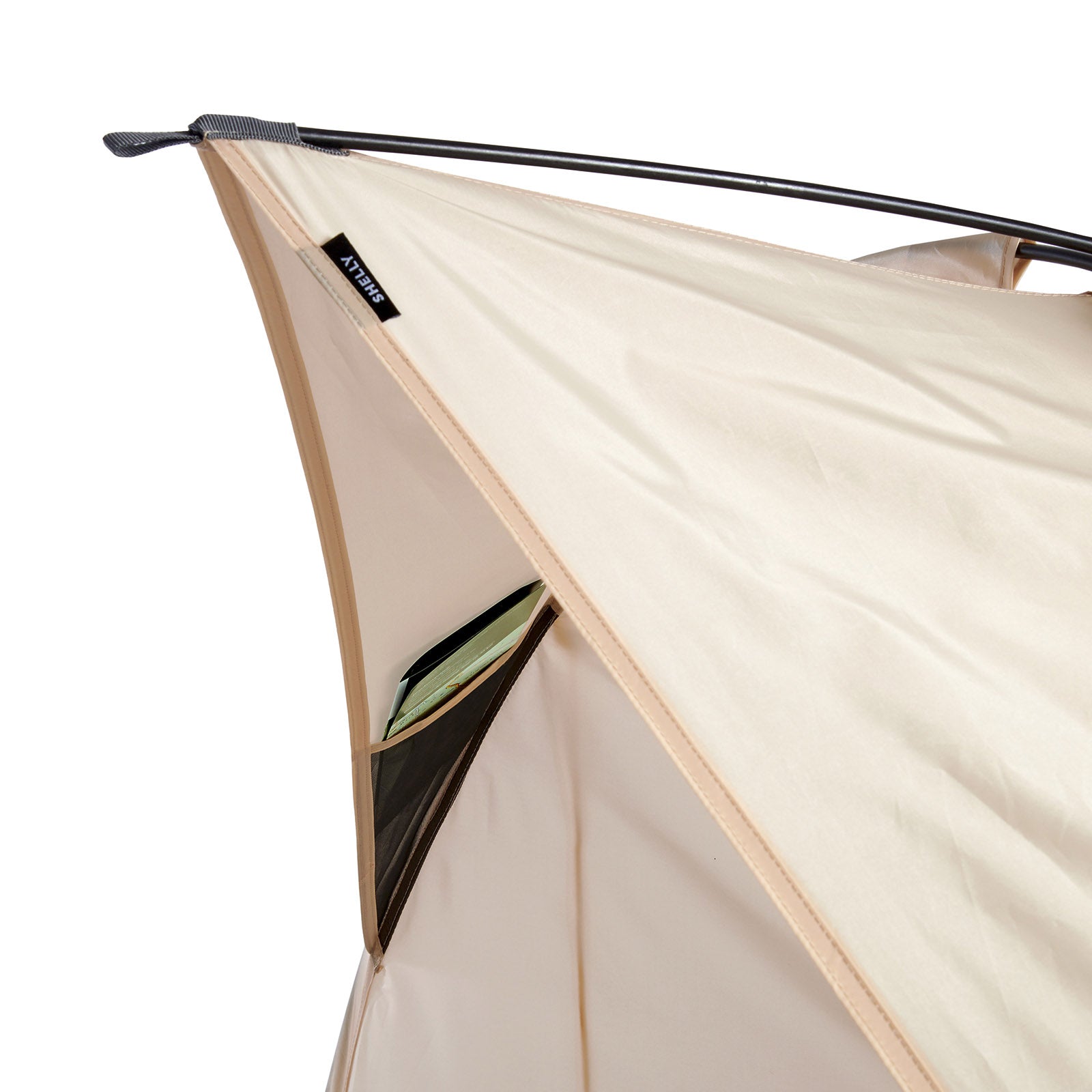 Tente de plage UQUIP « Shelly » avec protection contre le vent, légère (0,9 kg), indice UPF 50+