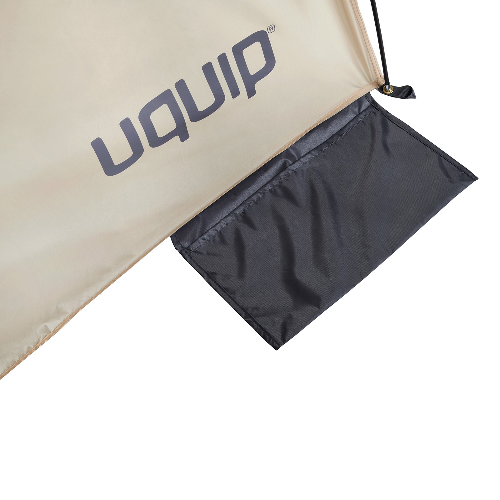 Tente de plage UQUIP « Shelly » avec protection contre le vent, légère (0,9 kg), indice UPF 50+