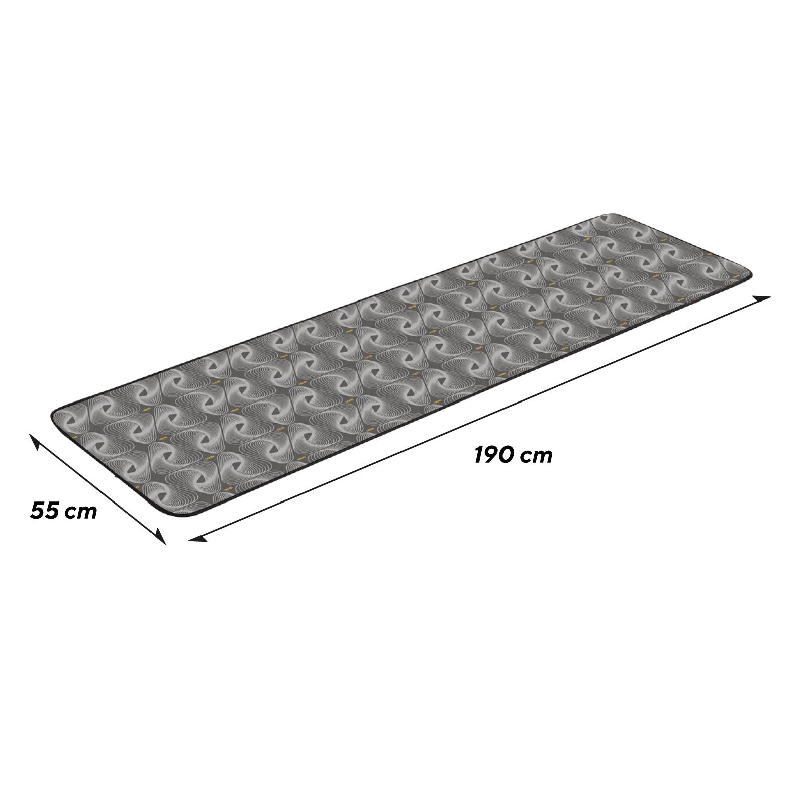UQUIP Matelas isolant en aluminium Flexy 190 cm Matelas isolant thermique de camping Matelas thermique simple