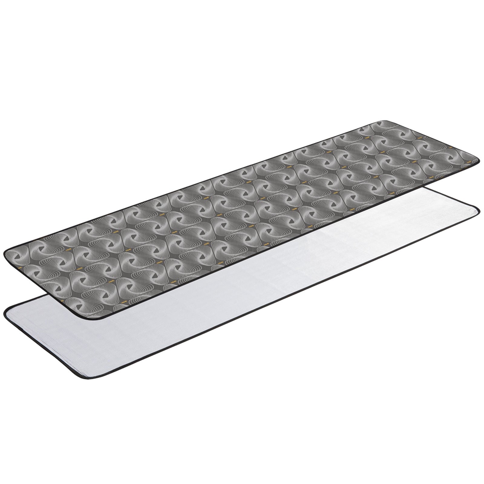 UQUIP Alu Isomatte Flexy 190 cm Camping Thermo Isolier Matte Single Thermomatte