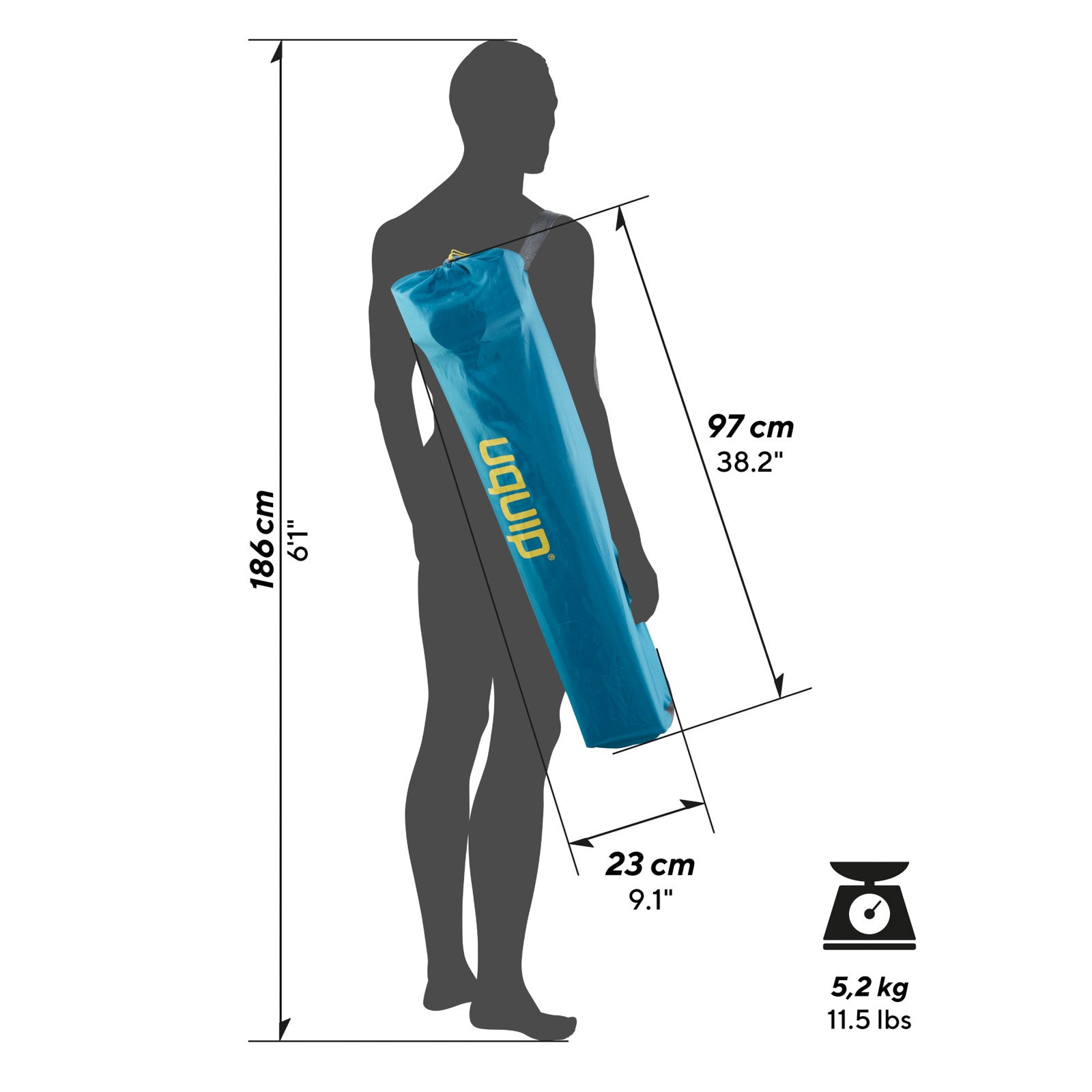 UQUIP Campingstuhl Roxy Strandstuhl Faltstuhl Klappstuhl Faltbar Stahl 120 kg