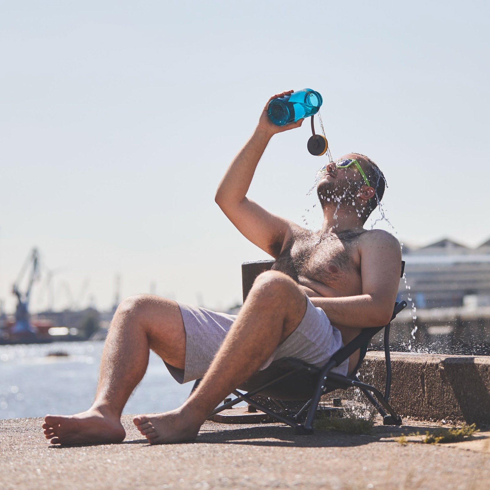 UQUIP strandstoel Sandy campingstoel klapstoel opvouwbare stoel laag 120 kg