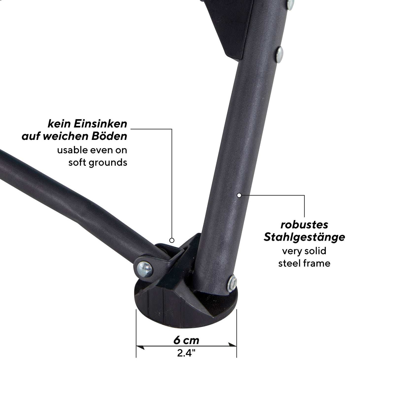 UQUIP Strandstuhl Sandy Campingstuhl Faltstuhl Klappstuhl Faltbar Niedrig 120 kg
