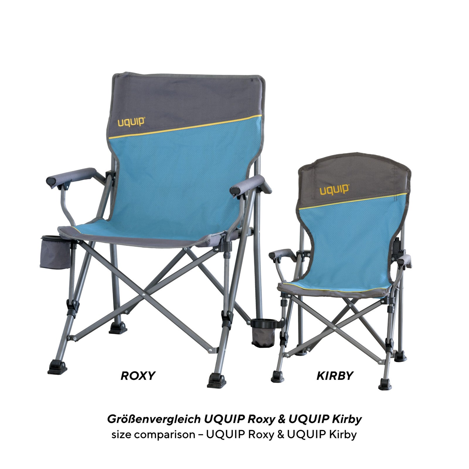 UQUIP Kinderstuhl Kirby Kinder Campingstuhl Strandstuhl Klappstuhl Stahl Faltbar