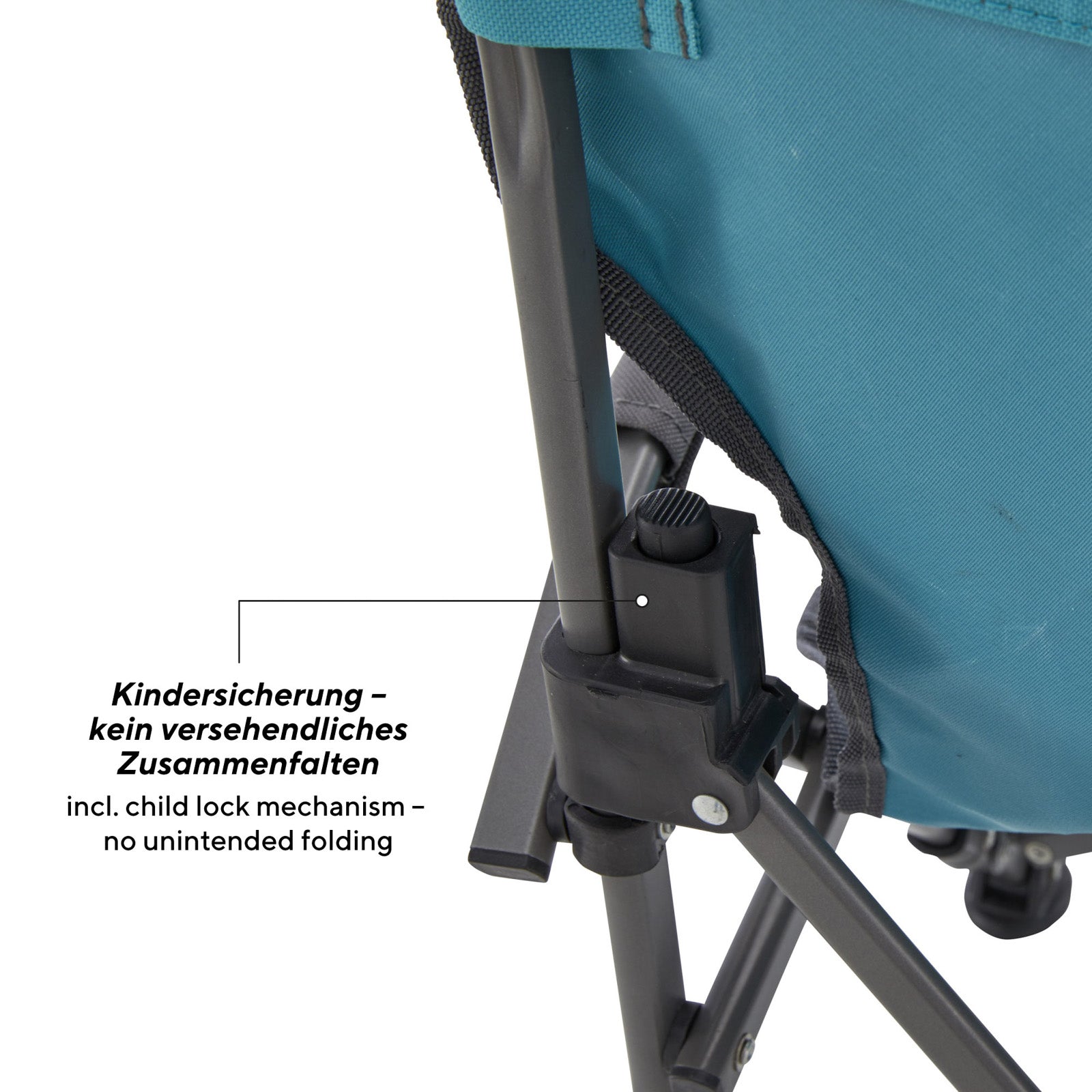 UQUIP Kinderstuhl Kirby Kinder Campingstuhl Strandstuhl Klappstuhl Stahl Faltbar