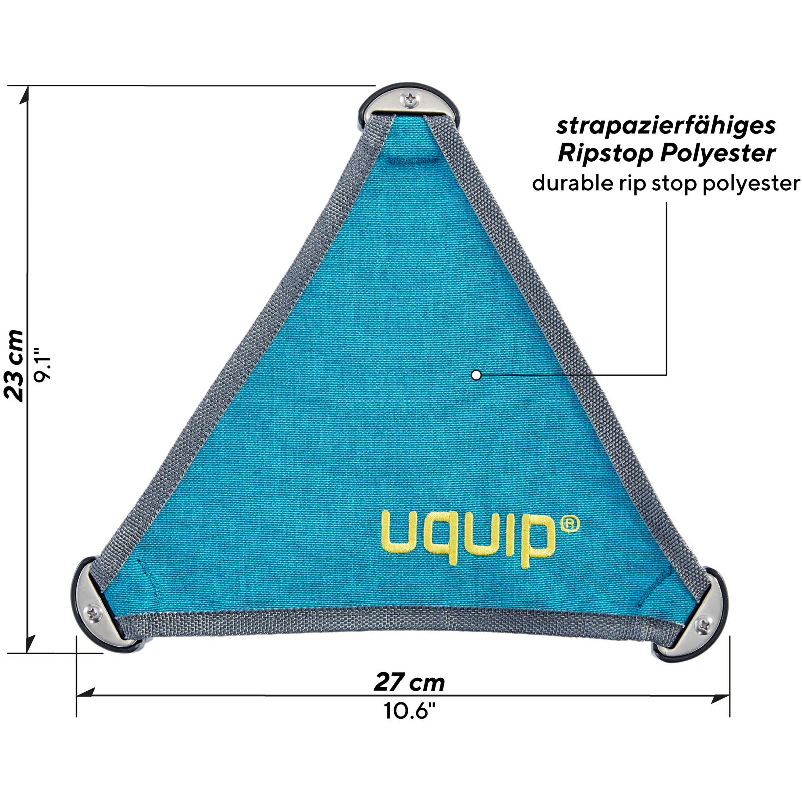 UQUIP Leichtgewichtshocker Trinity M Mini Dreibein Hocker Campinghocker 150 kg