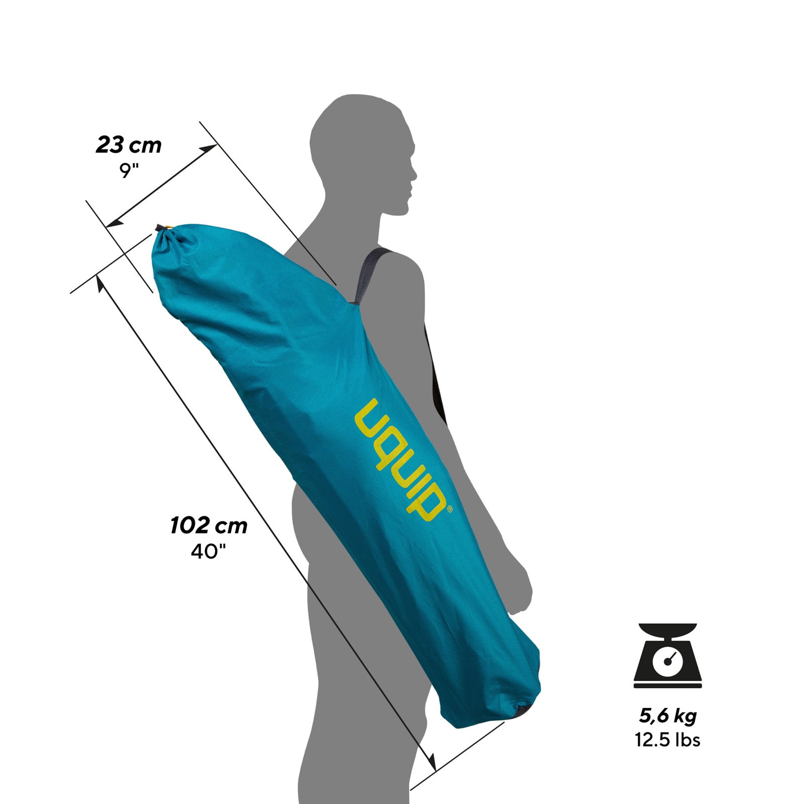 UQUIP Campingstuhl Becky Strandstuhl Faltstuhl Klappstuhl Verstellbar 120 kg