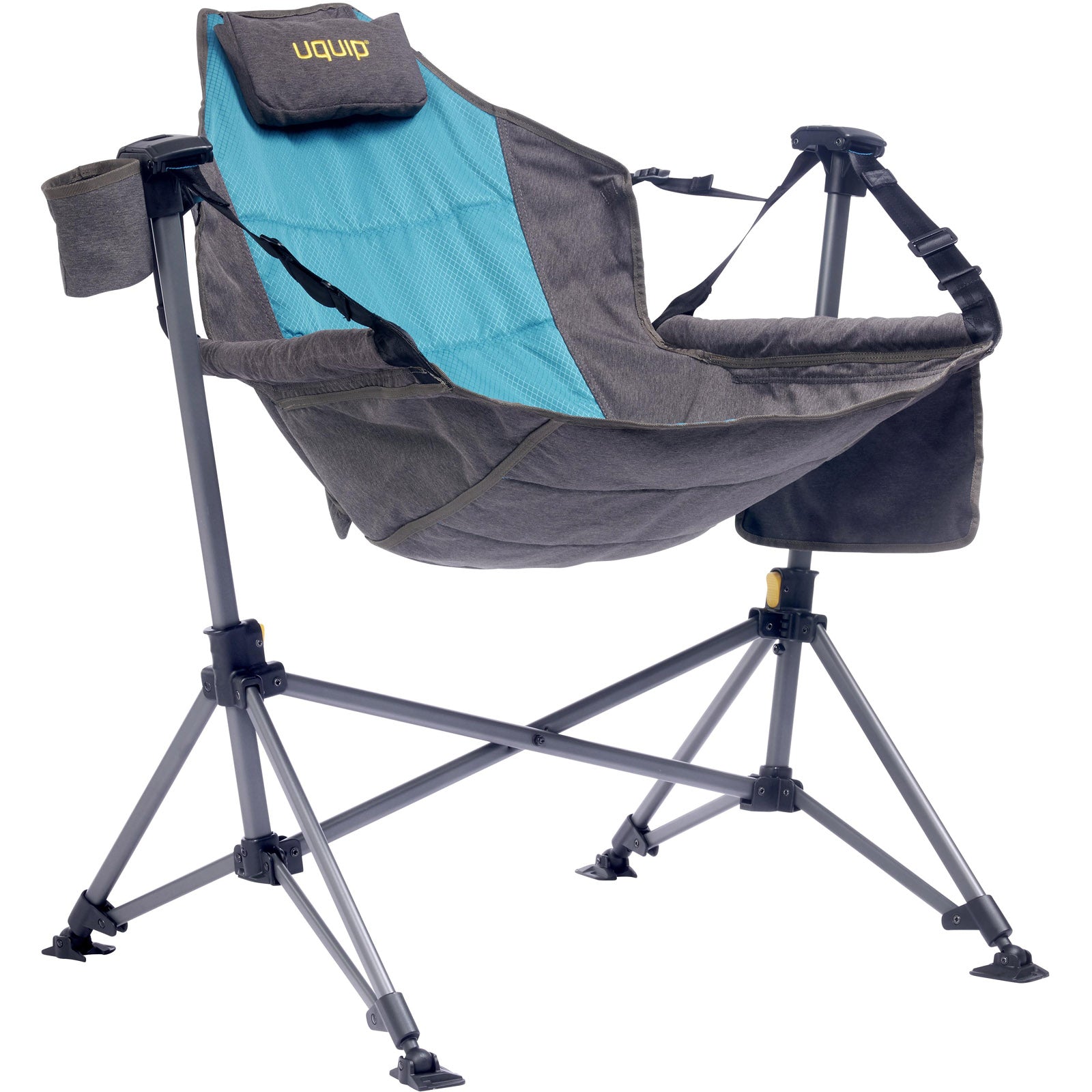 Chaise de camping UQUIP Rocky 2.0, chaise de plage, chaise berçante, fauteuil suspendu, chaise pliante