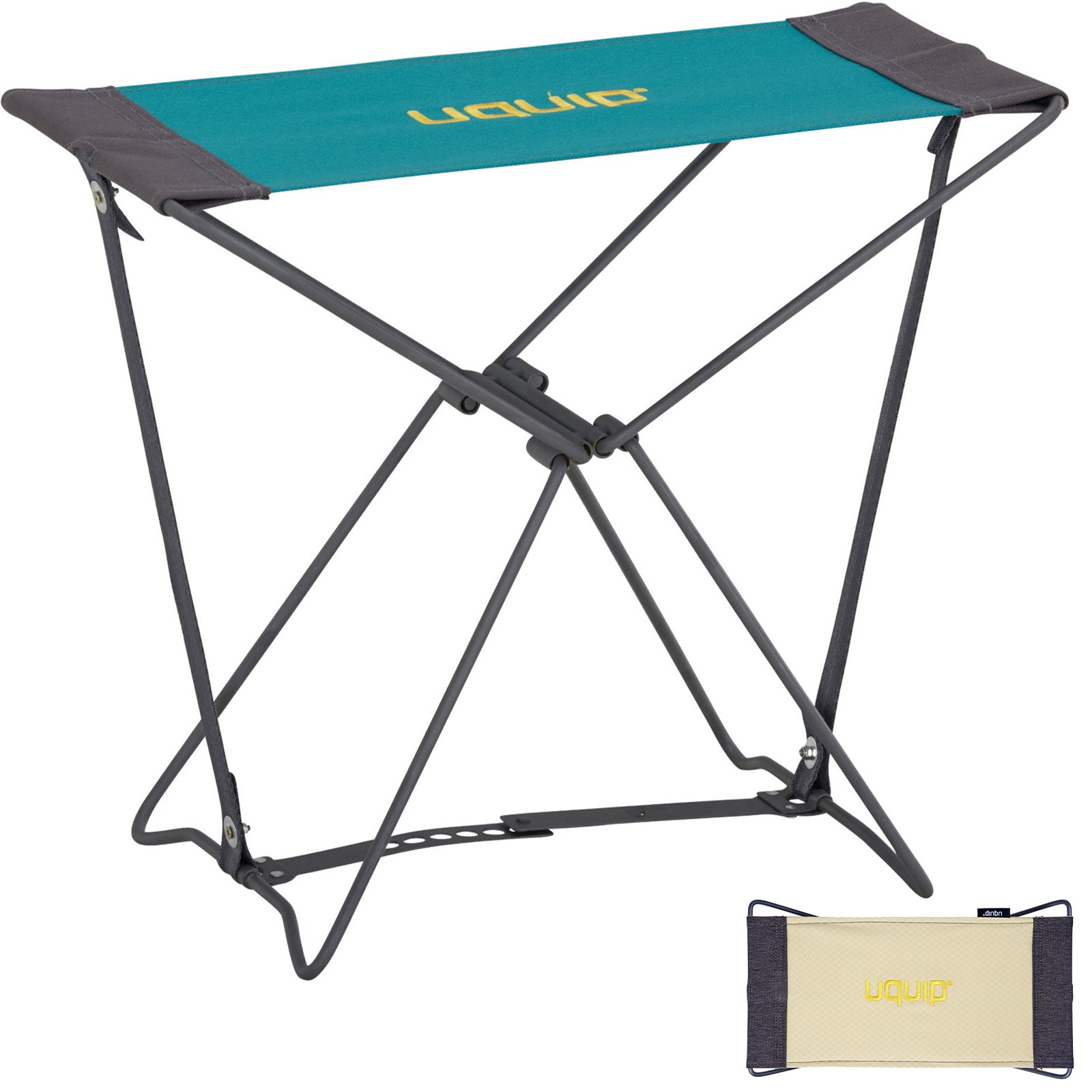 UQUIP Mini Falthocker Fancy Camping Klapphocker Campinghocker Angelhocker 100kg