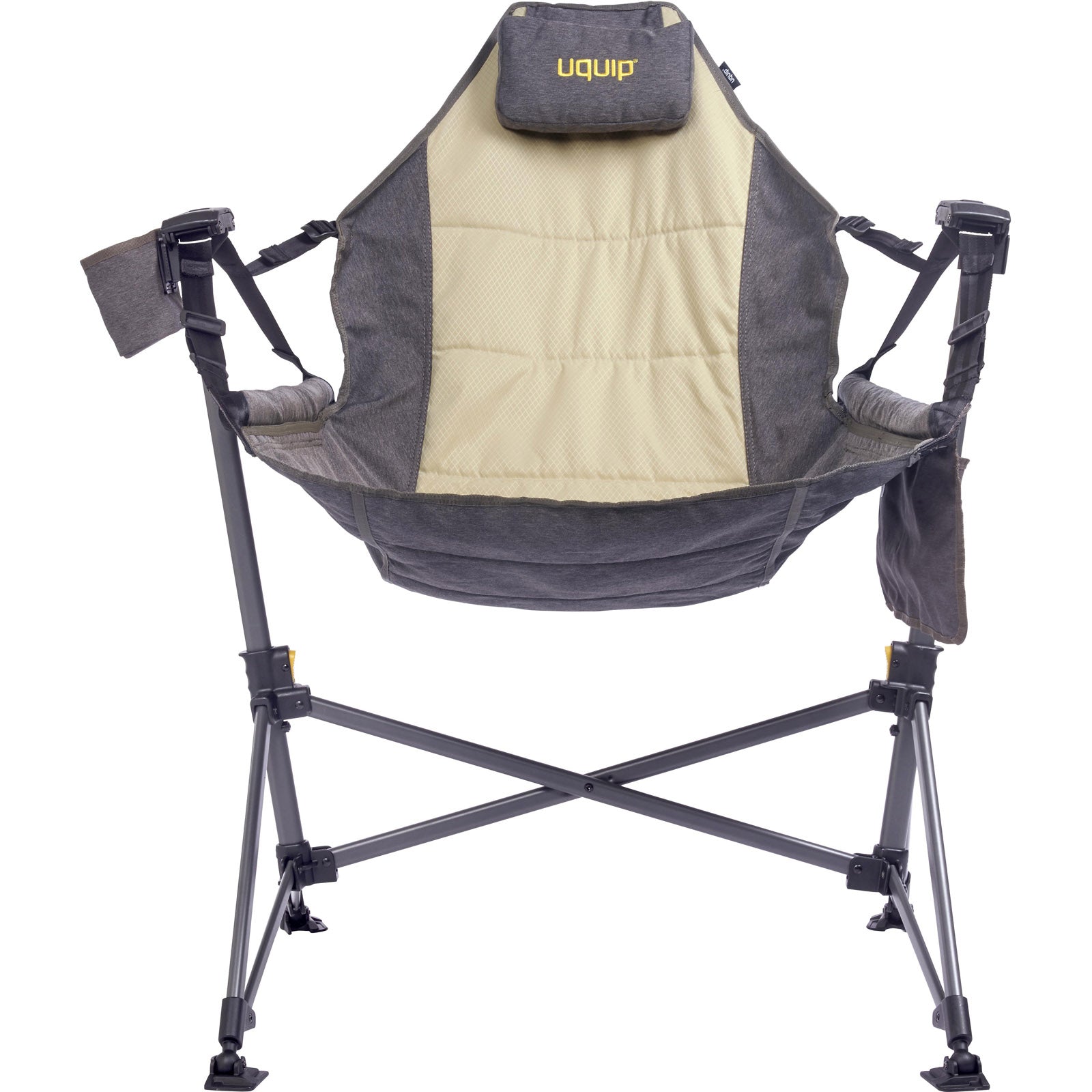 Chaise de camping UQUIP Rocky 2.0, chaise de plage, chaise berçante, fauteuil suspendu, chaise pliante