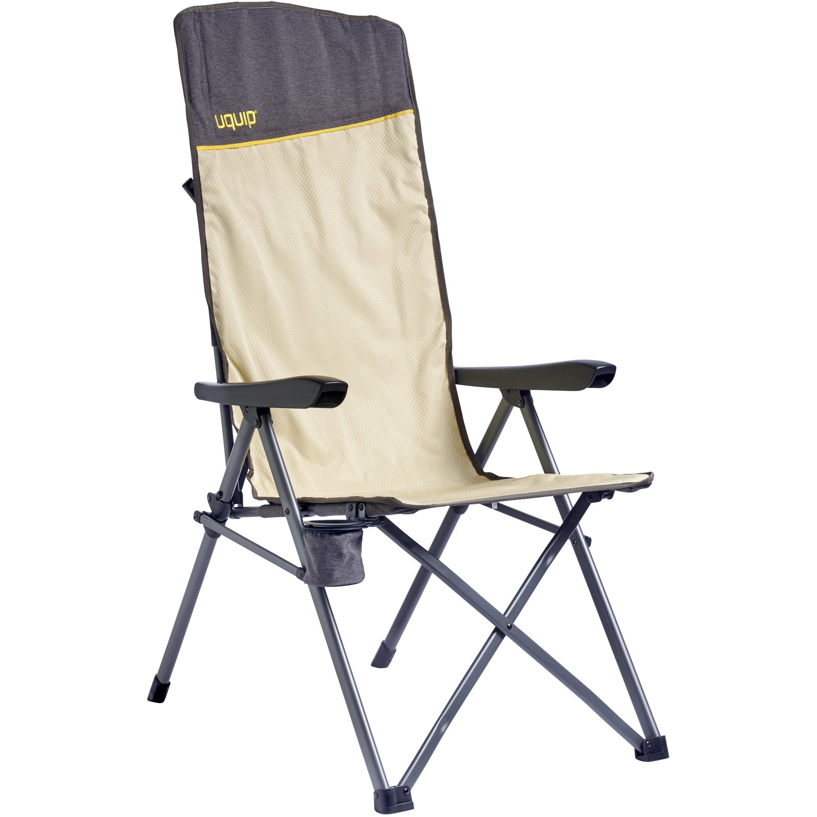 UQUIP Campingstuhl Justy XL Faltstuhl Strandstuhl Klappstuhl Verstellbar 120 kg