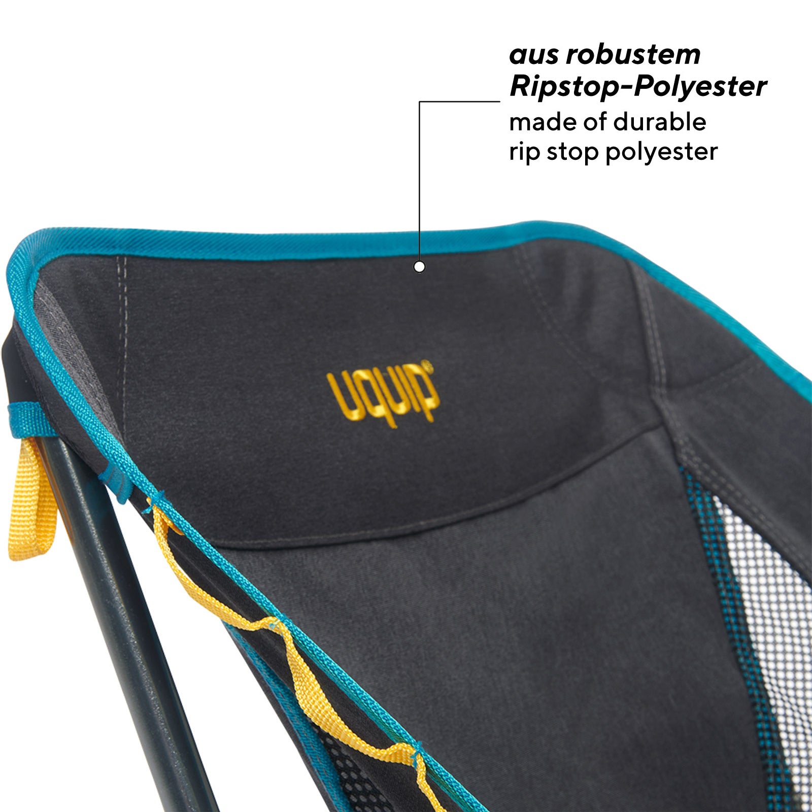 UQUIP Camping Chair Infinity Lounger Lightweight Chair Ultralight Aluminium 120 kg
