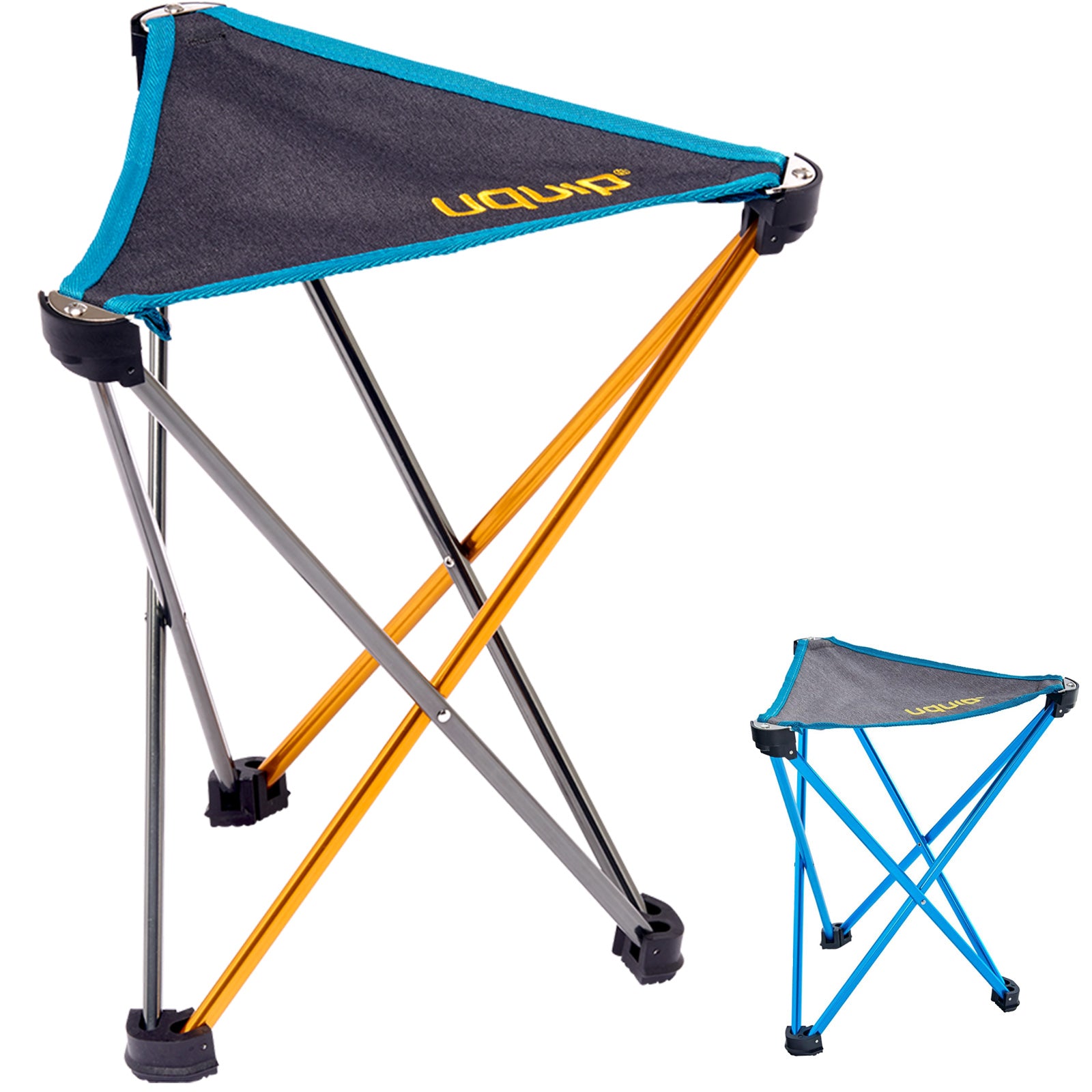 UQUIP Leichtgewichtshocker Trinity L Mini Dreibein Hocker Campinghocker 120 kg