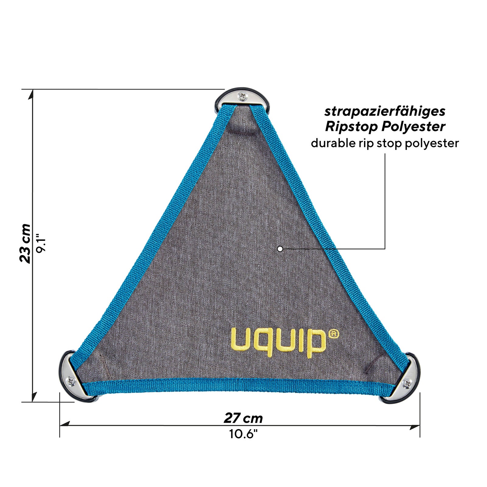 UQUIP Leichtgewichtshocker Trinity L Mini Dreibein Hocker Campinghocker 120 kg