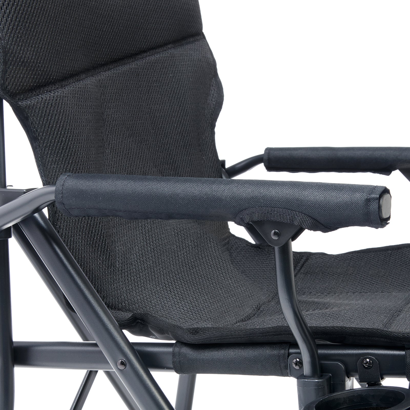 UQUIP Campingstuhl Roxy Air Mesh Strandstuhl Faltstuhl Klappstuhl Stahl 120 kg