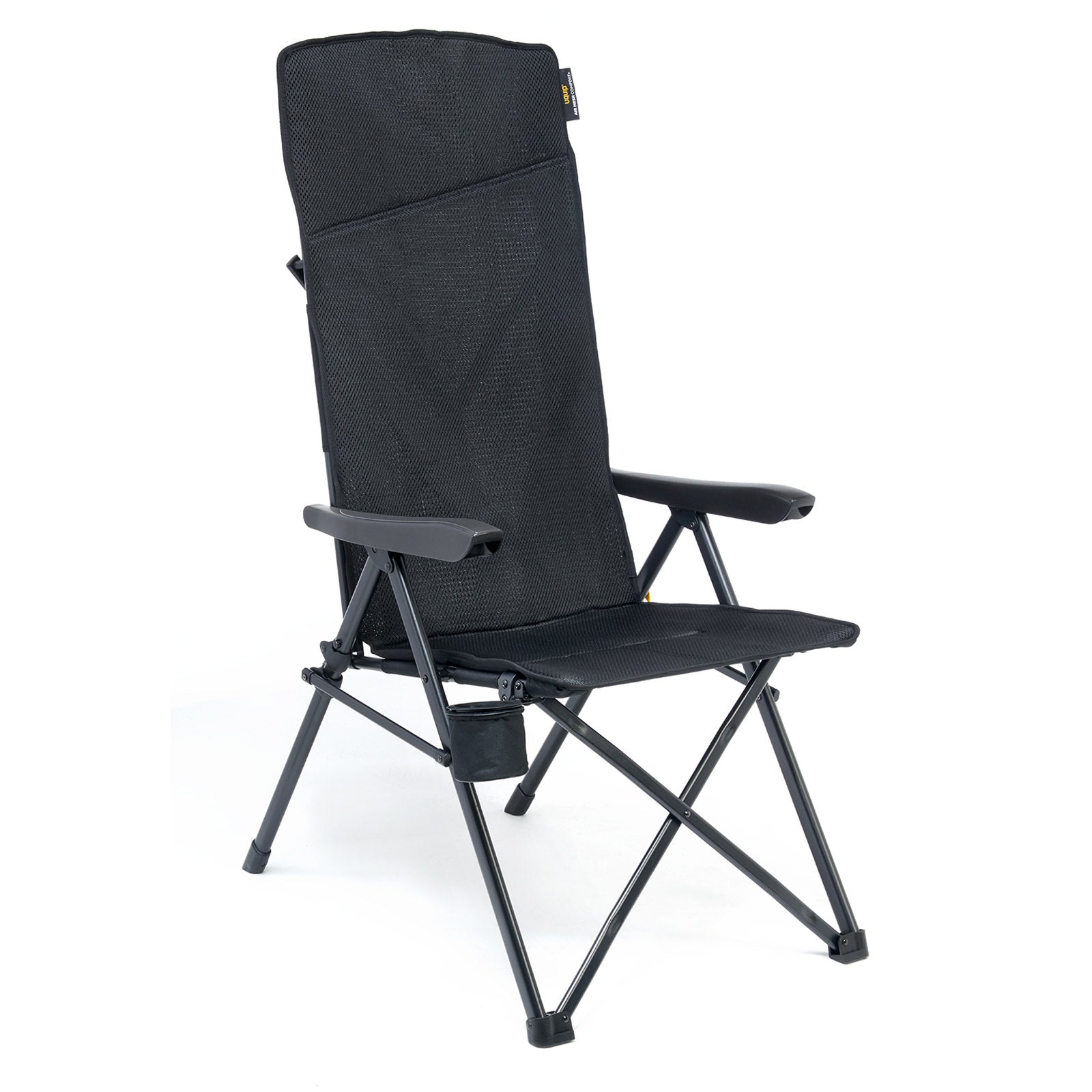 Chaise de camping UQUIP Justy XL AirMesh chaise de plage chaise pliante acier 120 kg